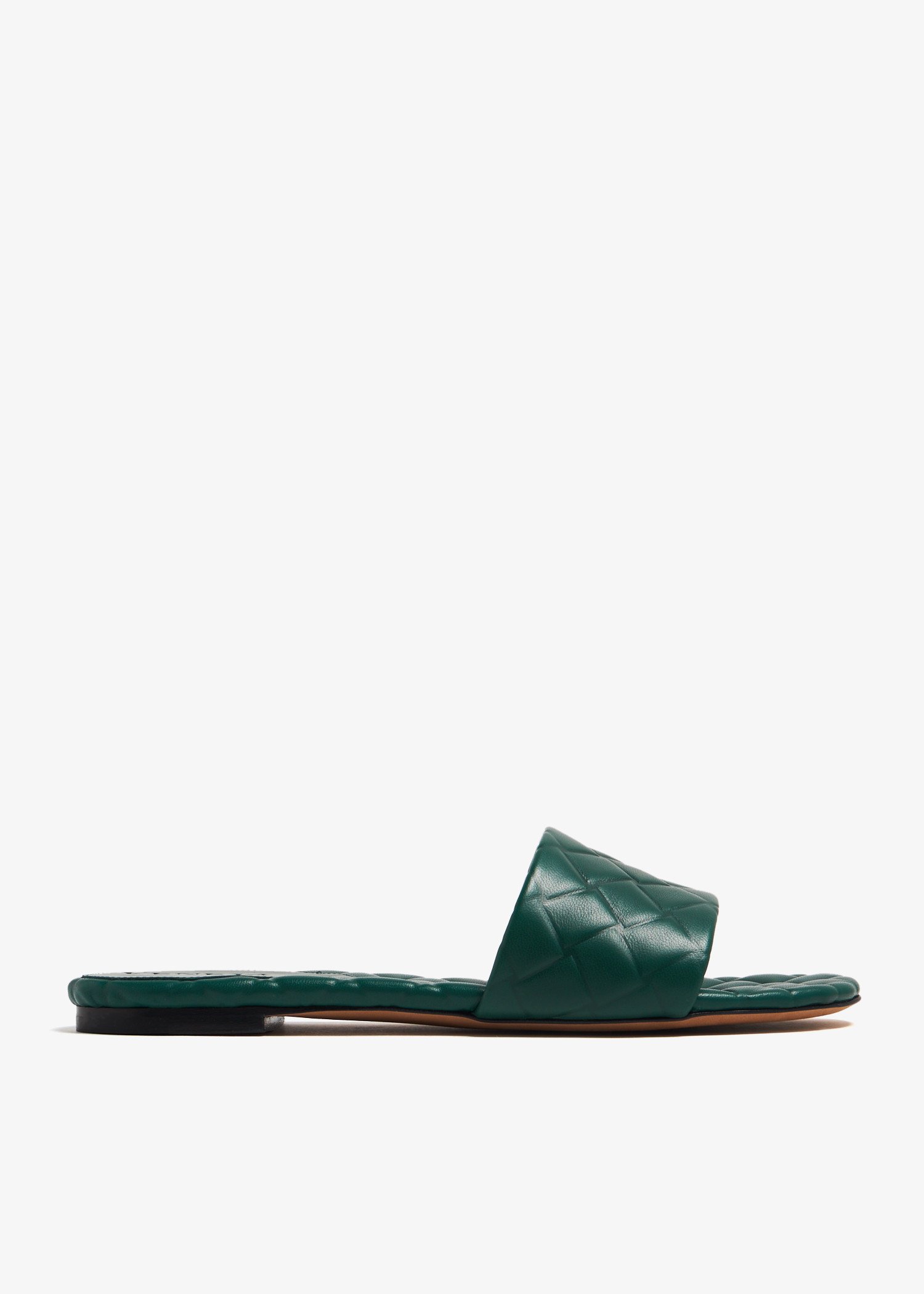 

Amy flat mules, Green