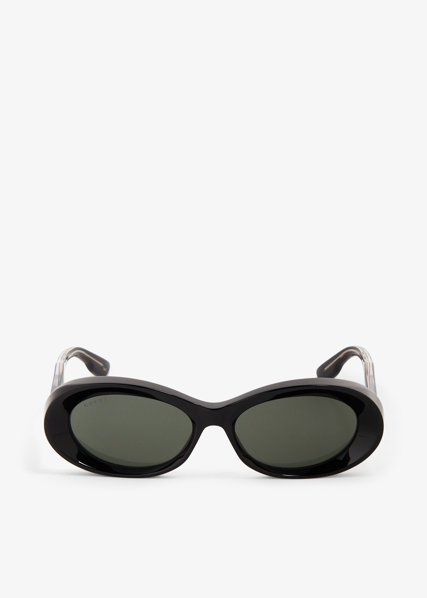 Gucci Oval frame sunglasses for Women Black in UAE Level Shoes