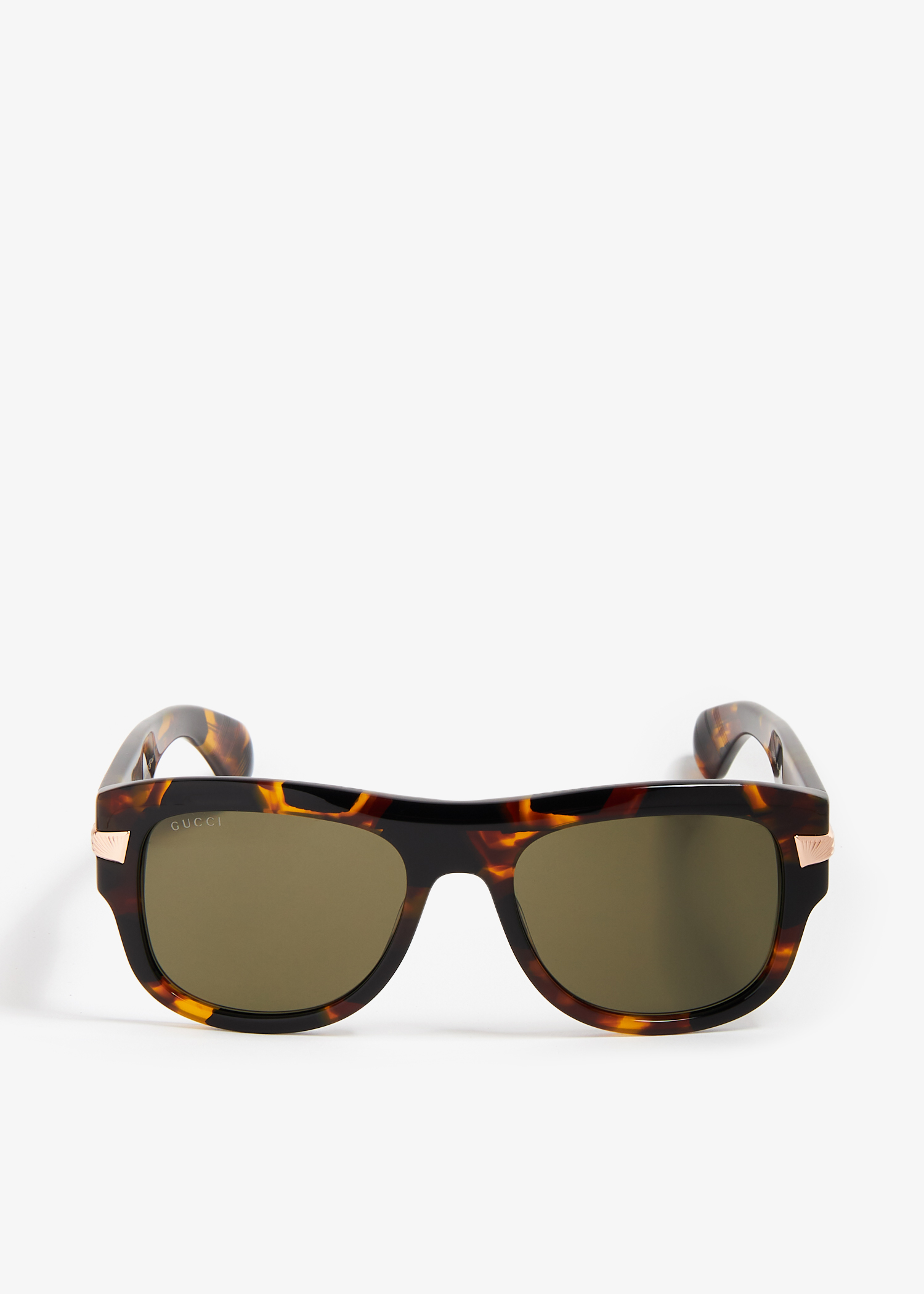 Squared frame sunglasses, Brown