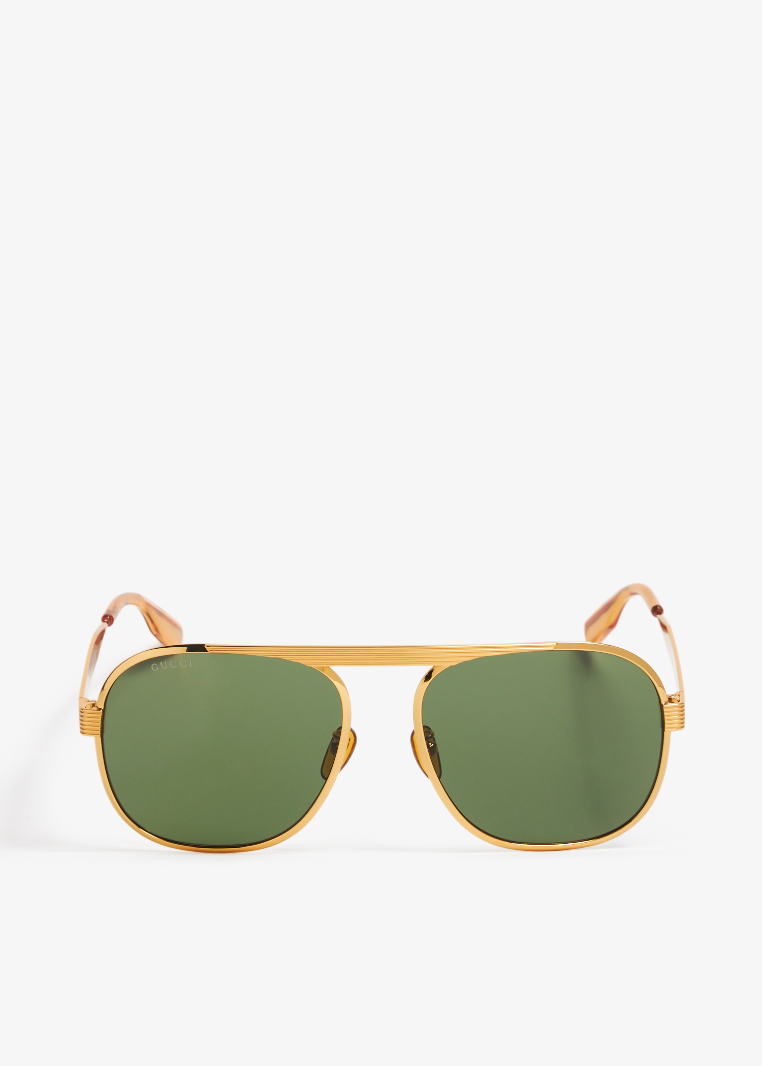 

Navigator frame sunglasses, Gold