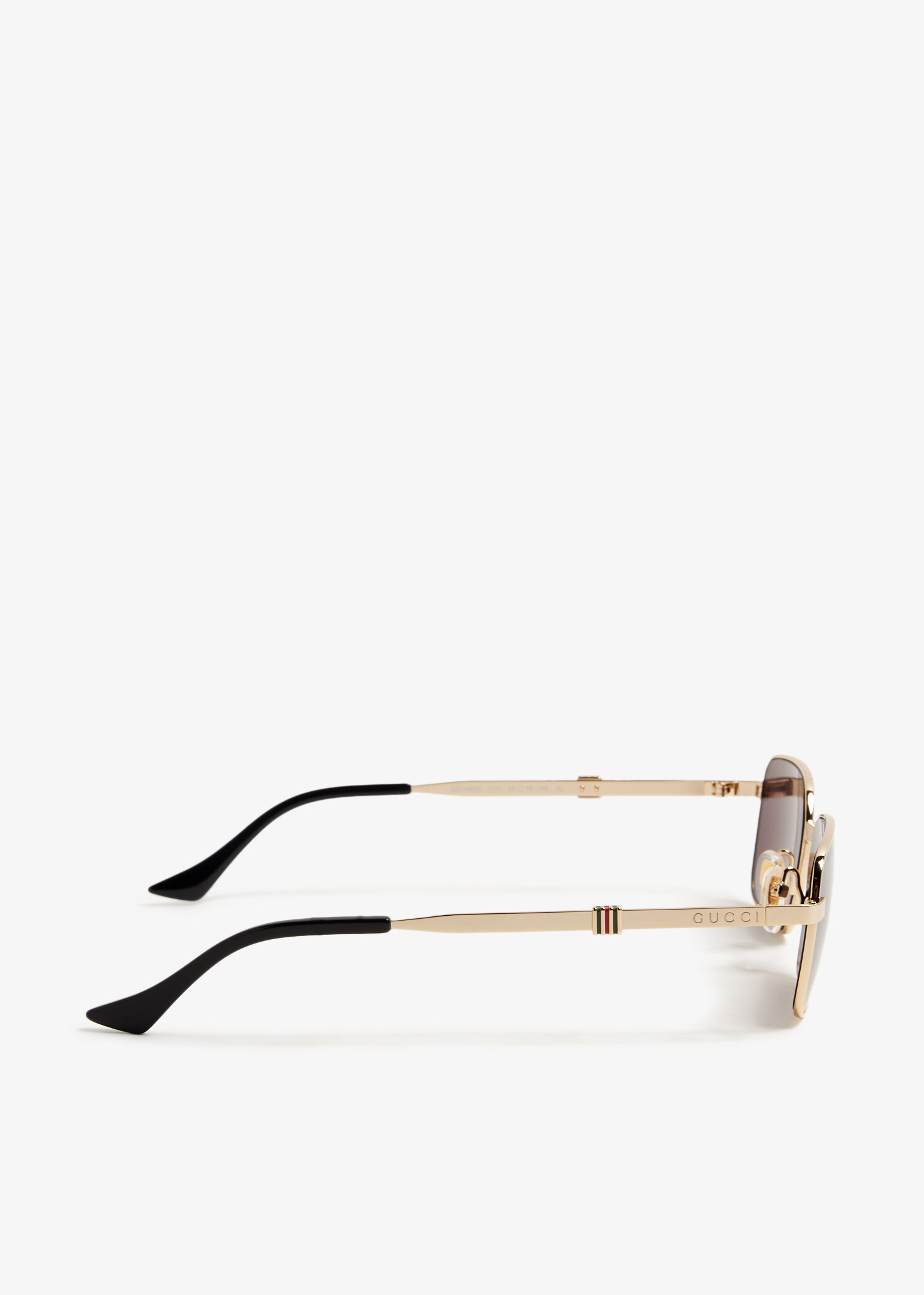 Gucci sunglasses gold sides sales