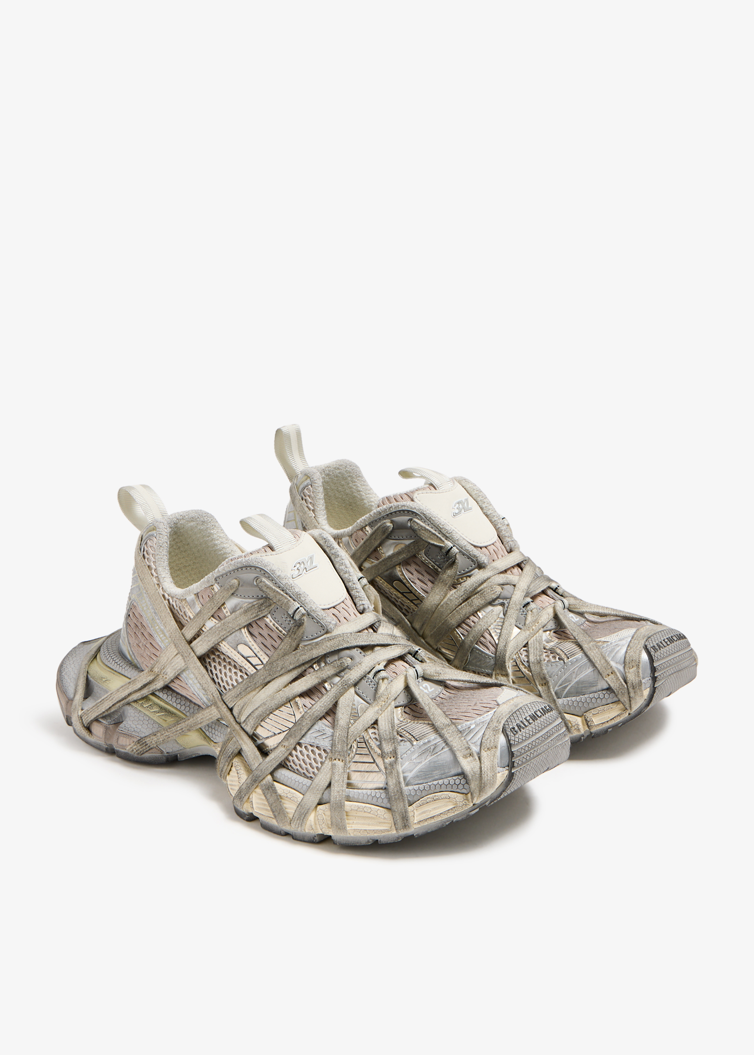 Balenciaga 3XL Extreme lace sneakers for Men Grey in Kuwait Level Shoes