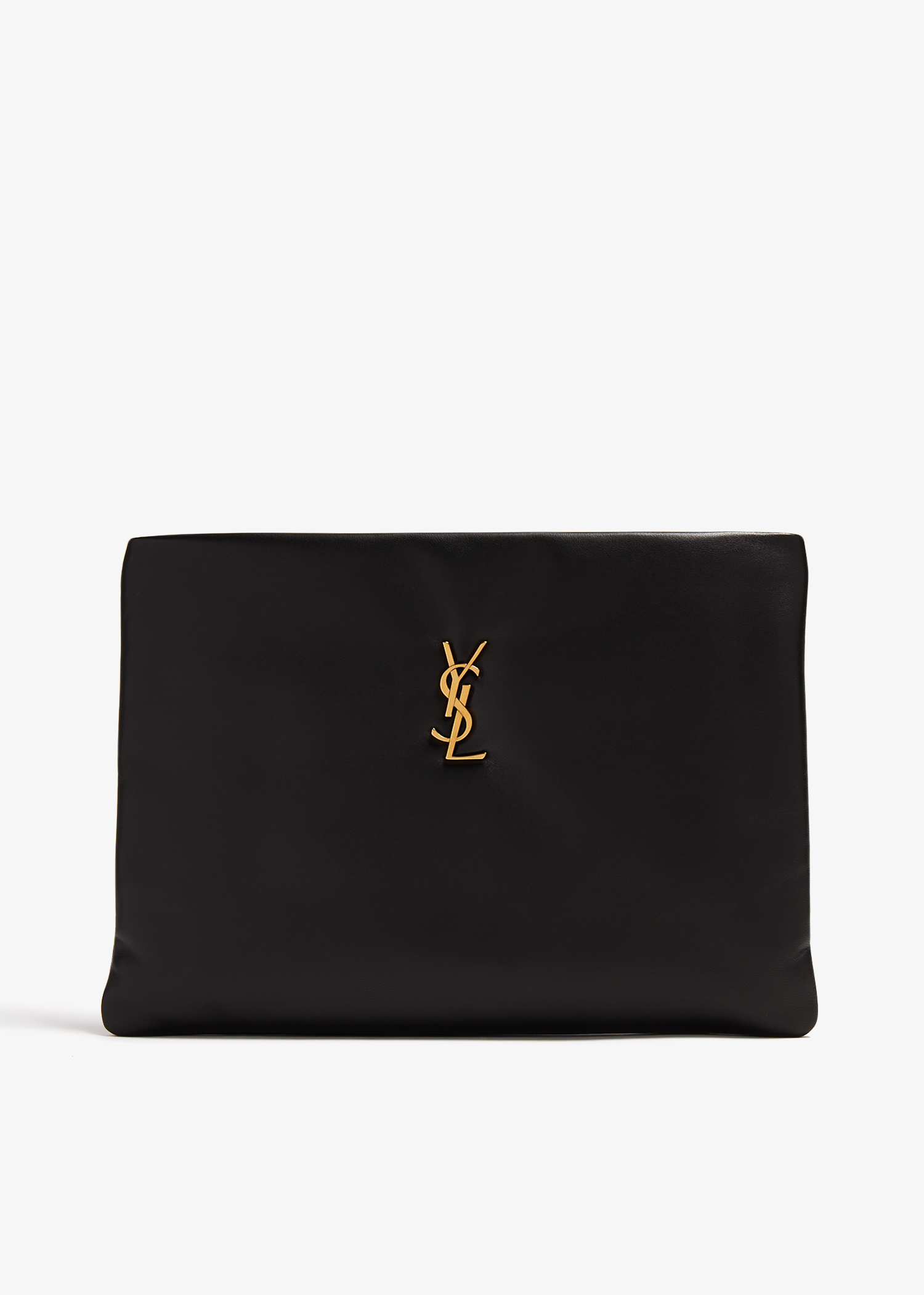 Saint Laurent Calypso large pouch for Women Black in UAE Level Shoes