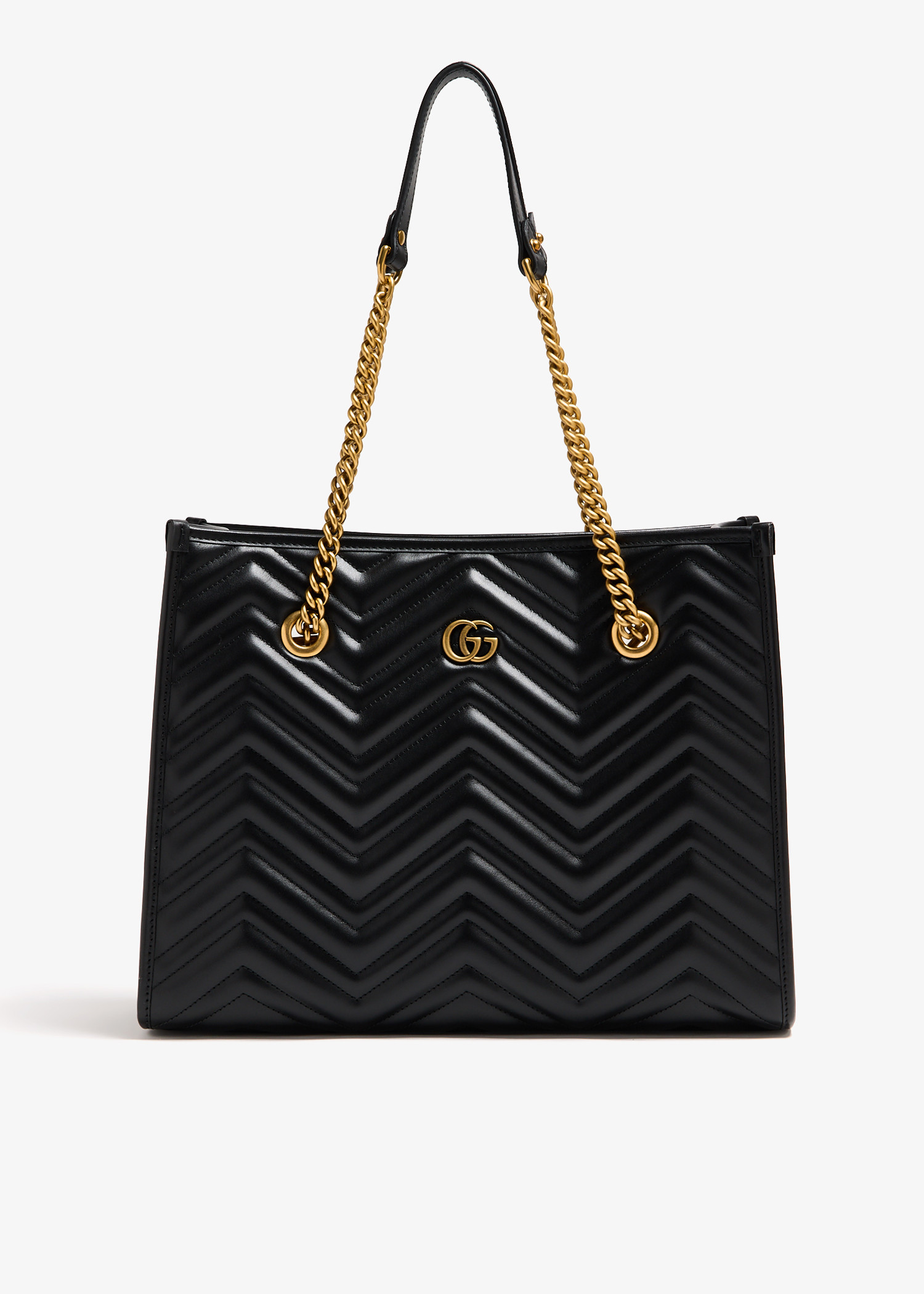 Gucci GG Marmont medium tote bag for Women Black in UAE Level Shoes