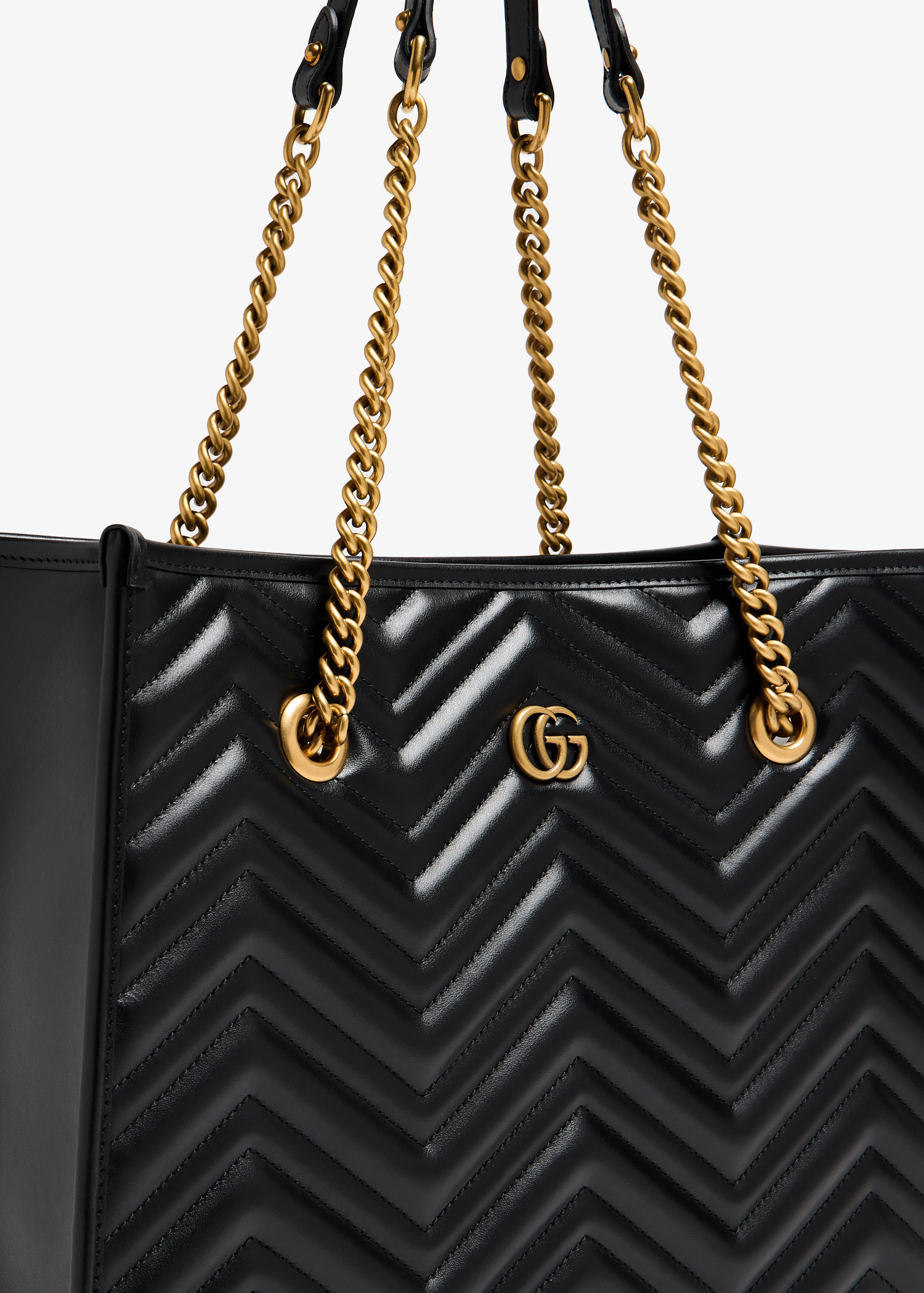 Gucci GG Marmont medium tote bag for Women Black in UAE Level Shoes