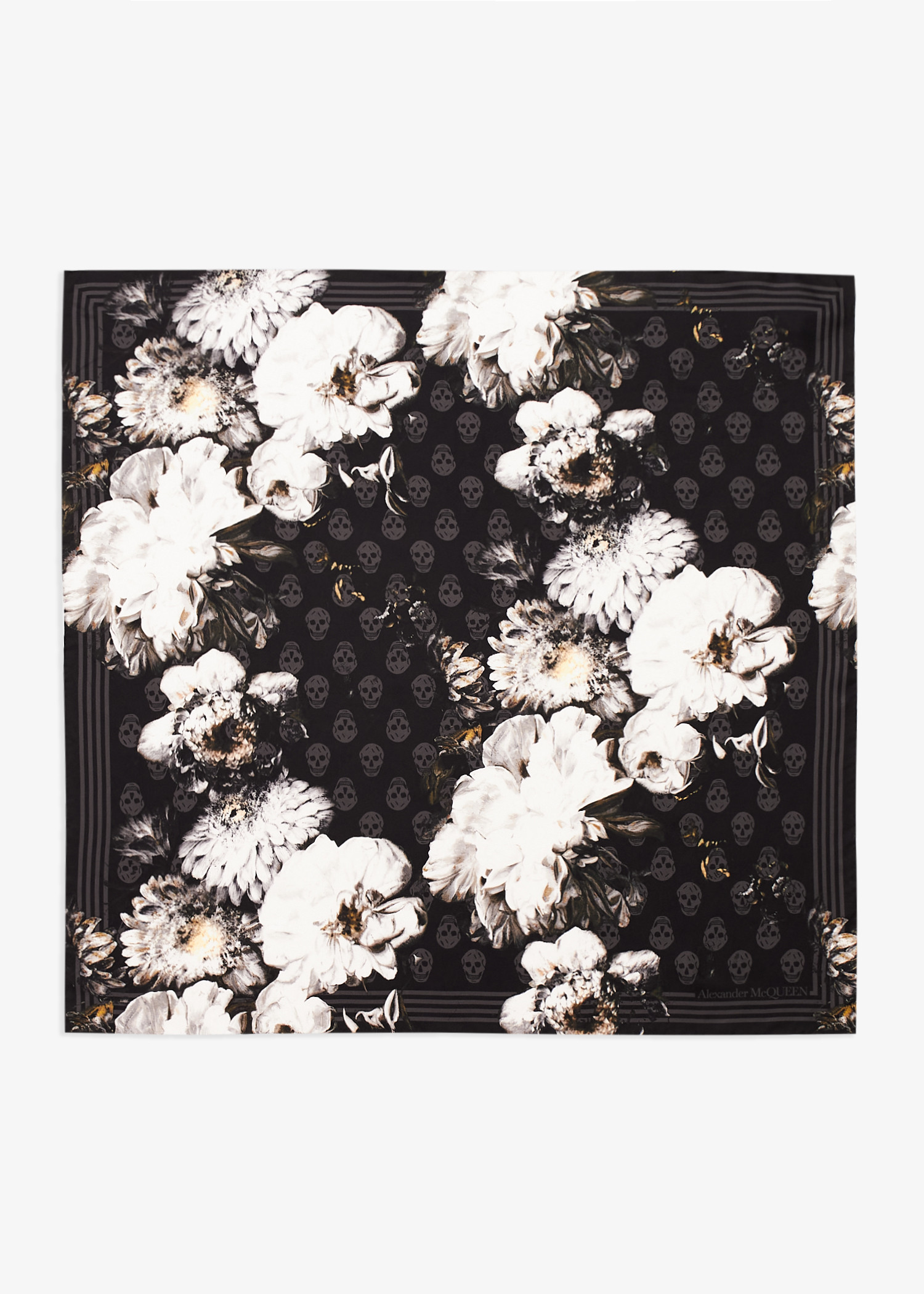 

Chiaroscuro Biker skull scarf, Black