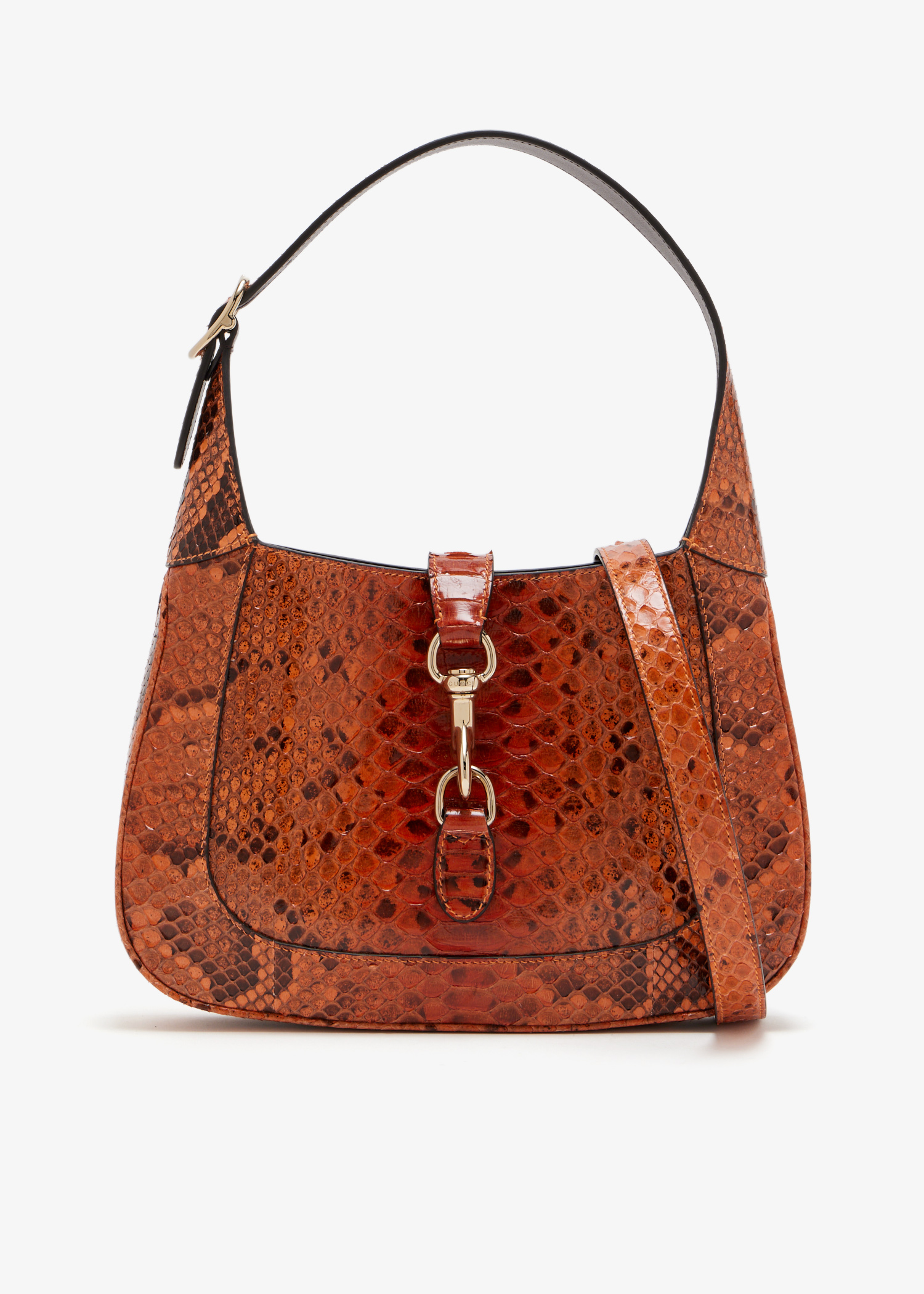 

Jackie python medium bag, Orange