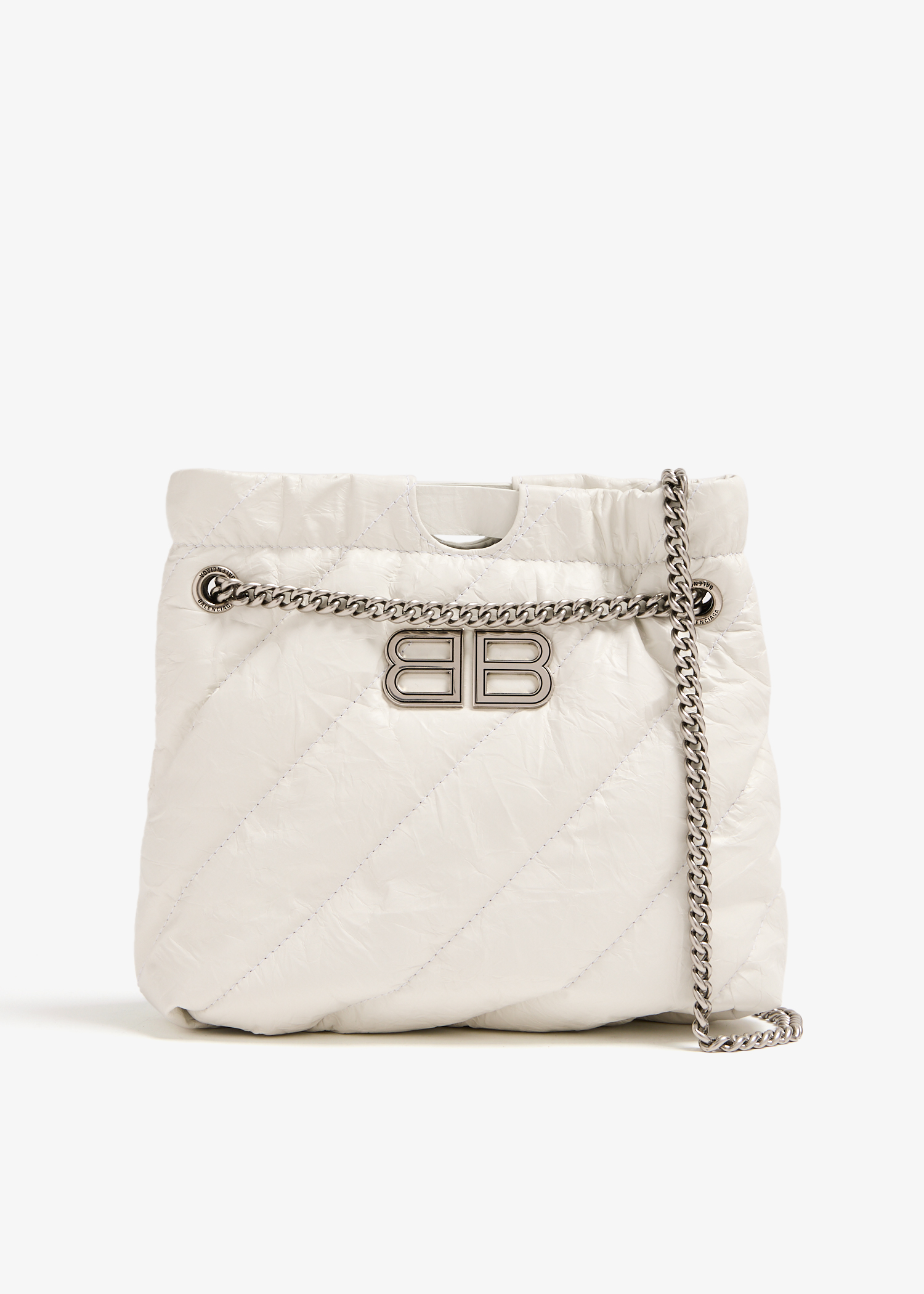 

Crush XS tote bag, White