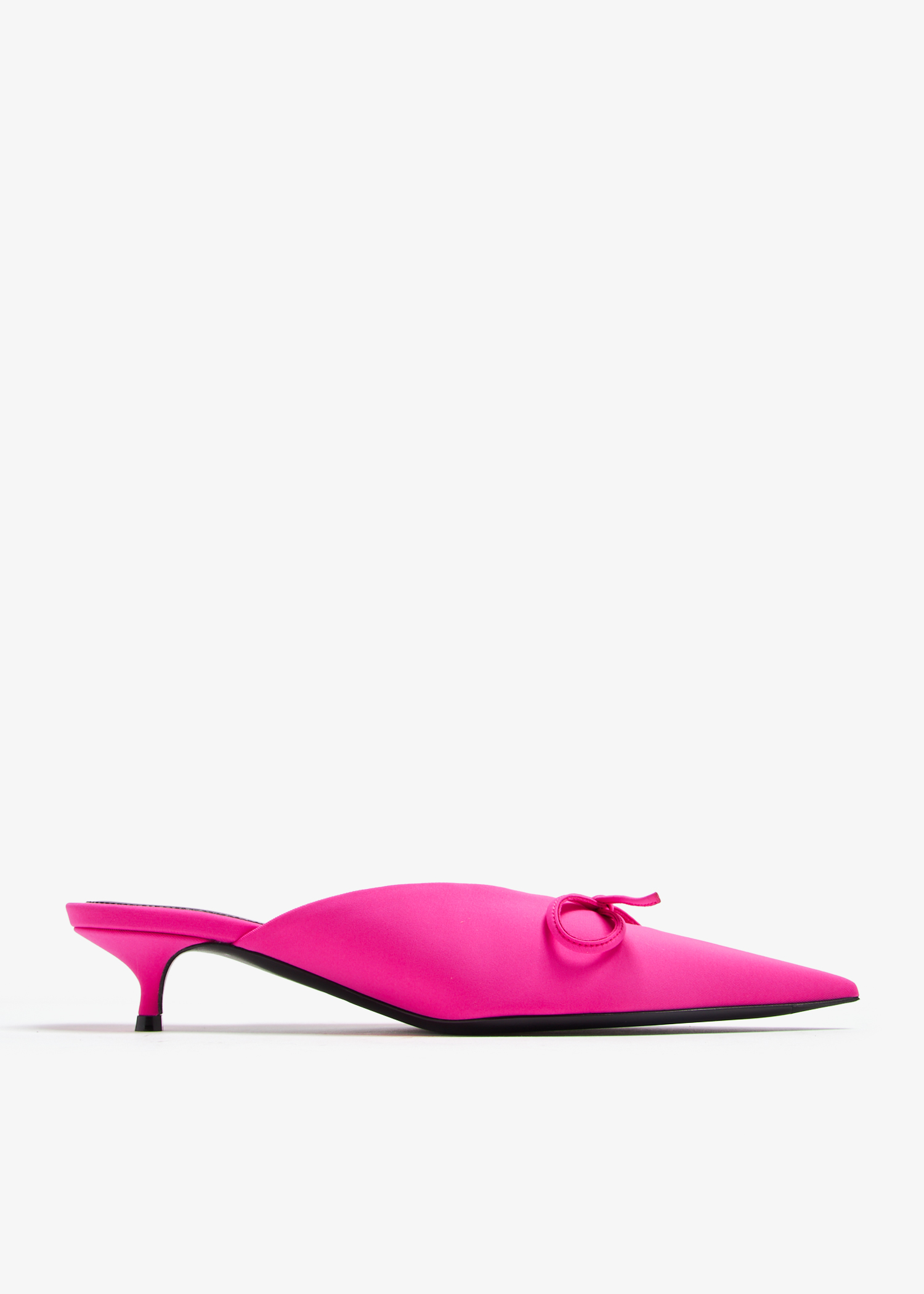 

Knife Bow mules, Pink