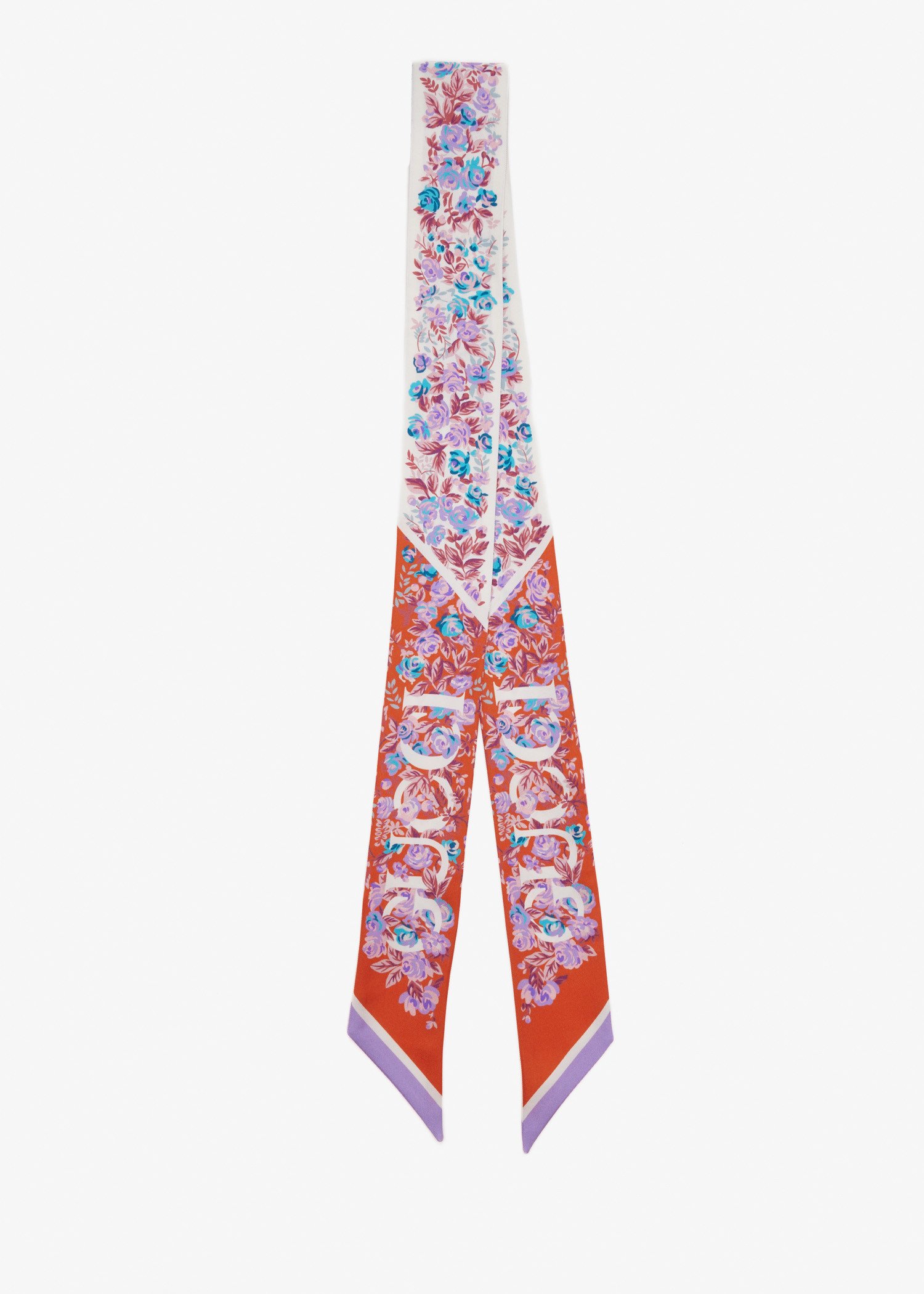 

Printed silk twill ribbon