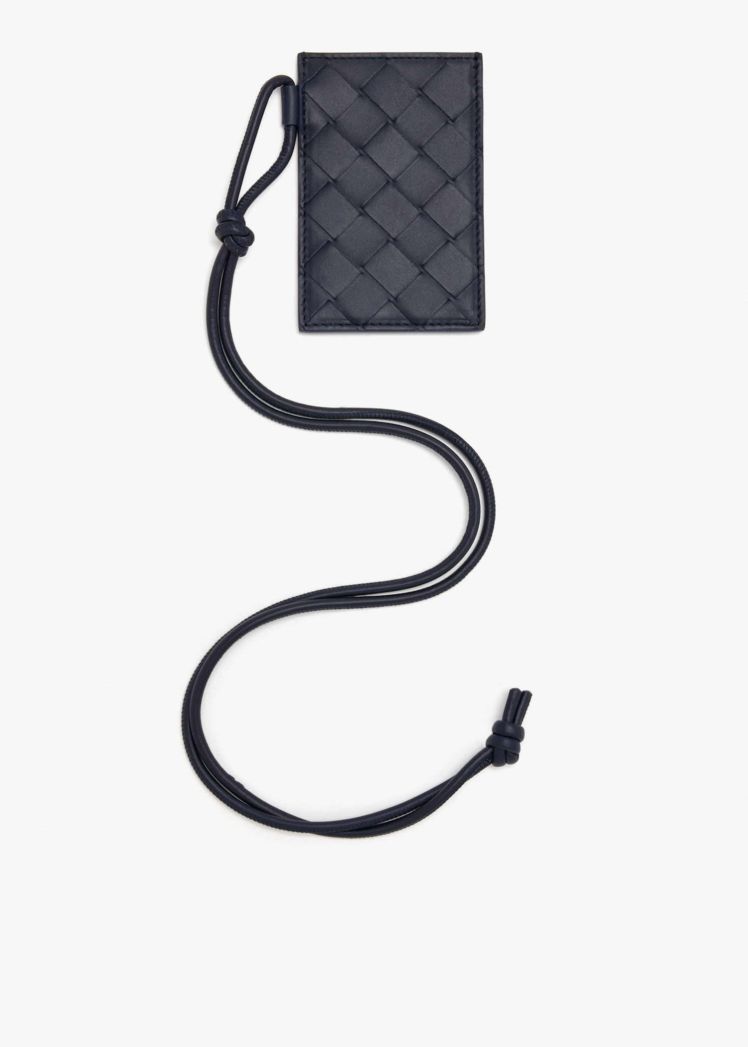 

Intrecciato Piccolo badge holder, Black