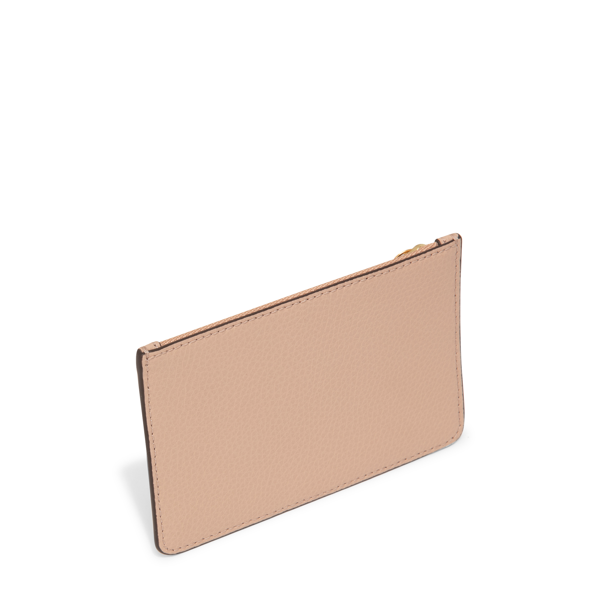 

Walker top-zip card case, Brown