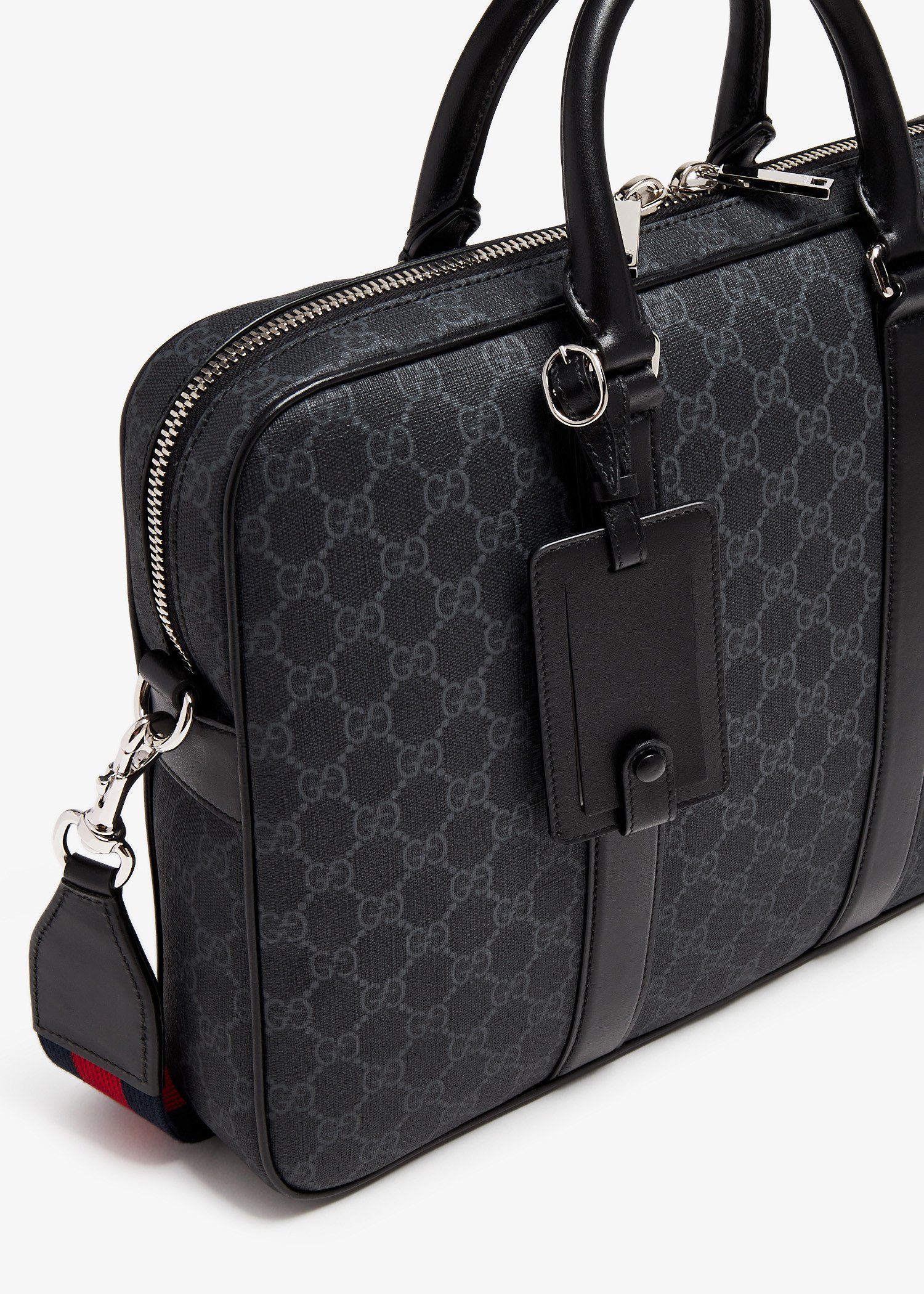 Gucci GG Supreme canvas briefcase for Men Black in KSA Level Shoes