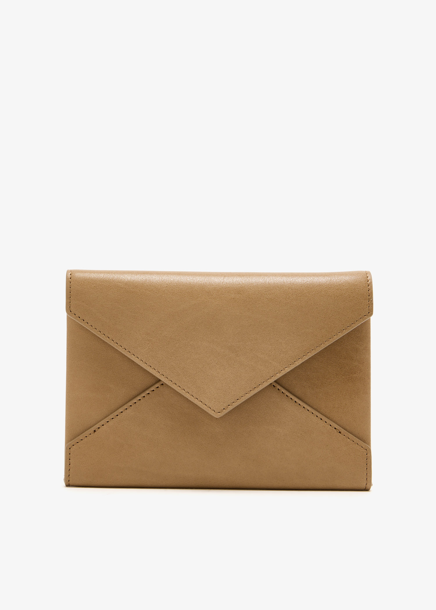 

Letter passport case, Beige