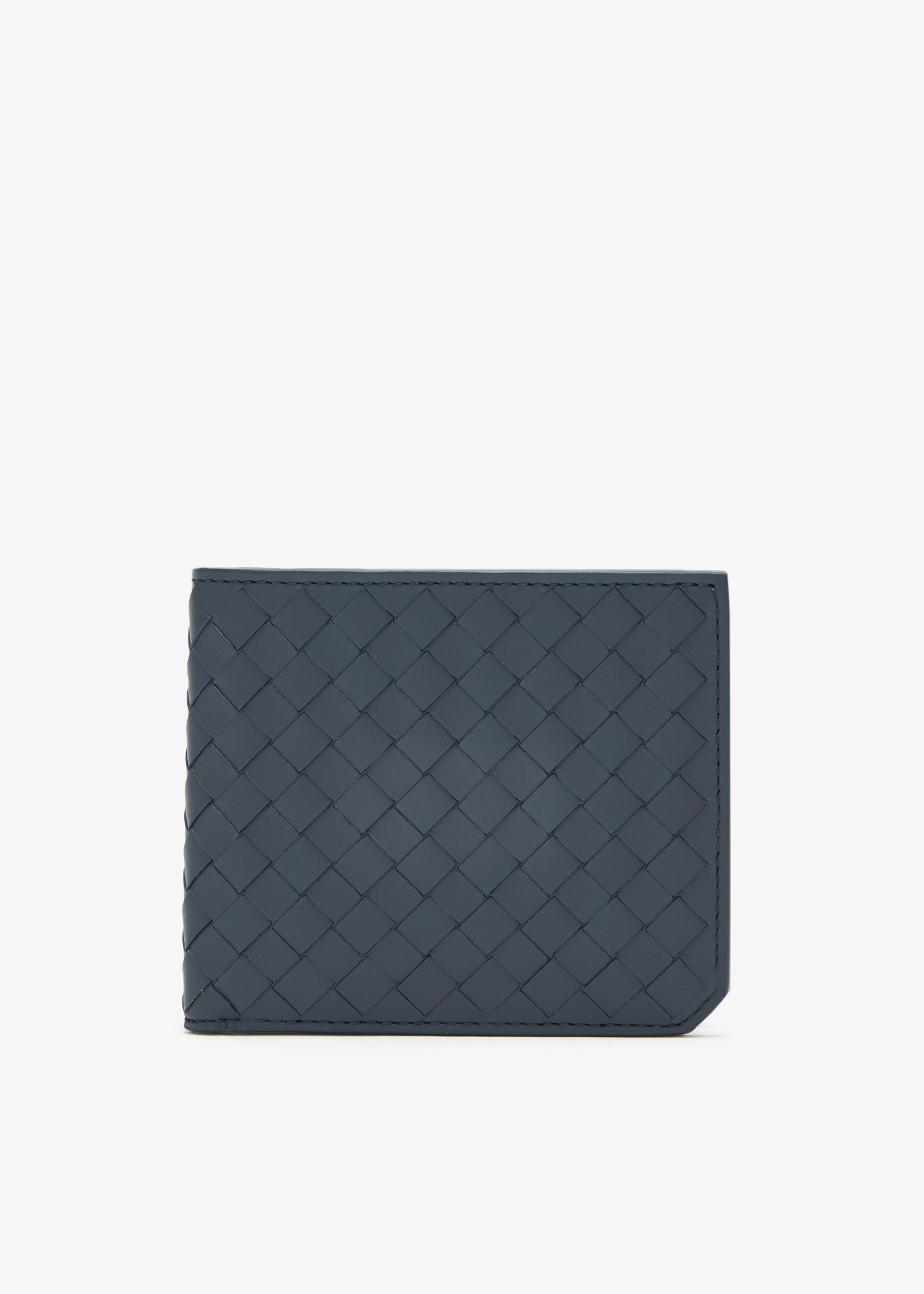 

Intrecciato Piccolo wallet, Navy