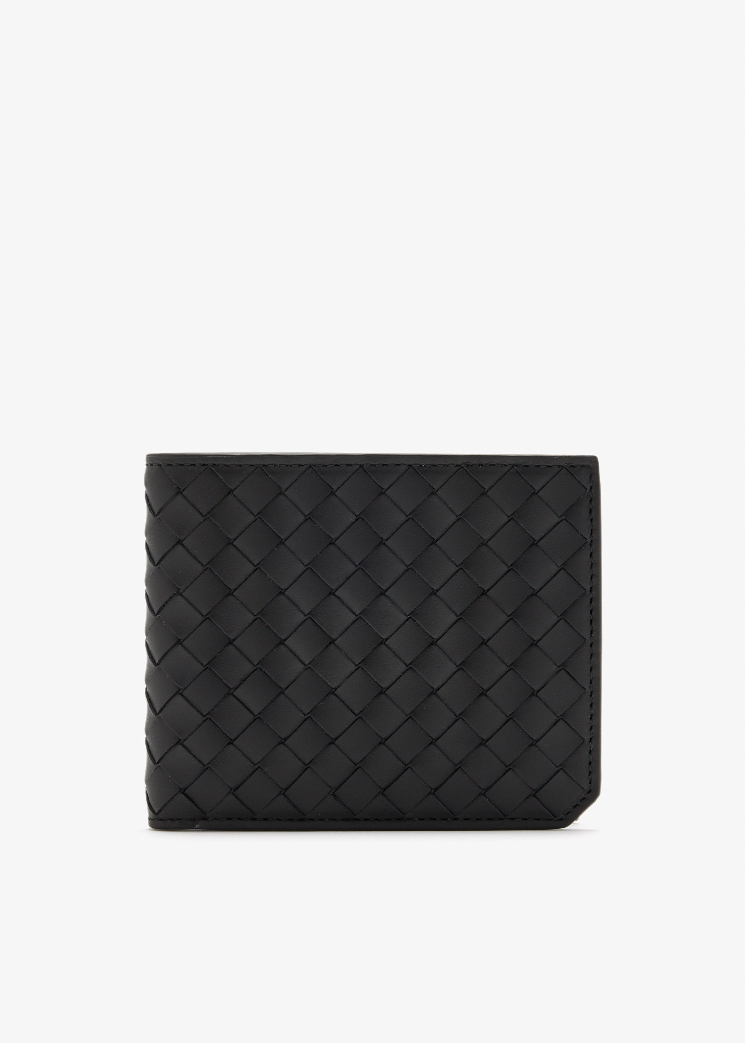 

Intrecciato Piccolo bi-fold wallet, Black