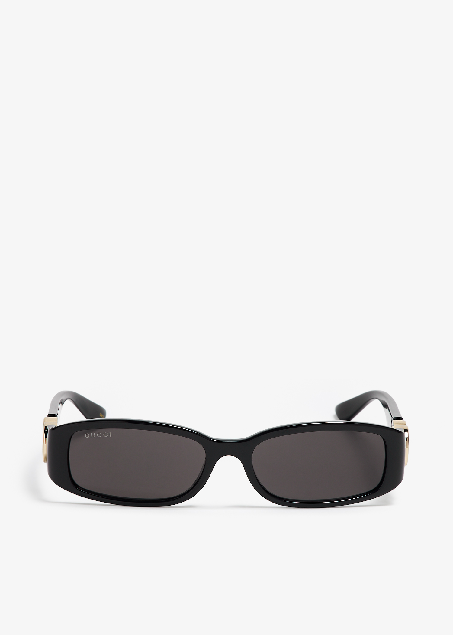 

Oval frame sunglasses, Black
