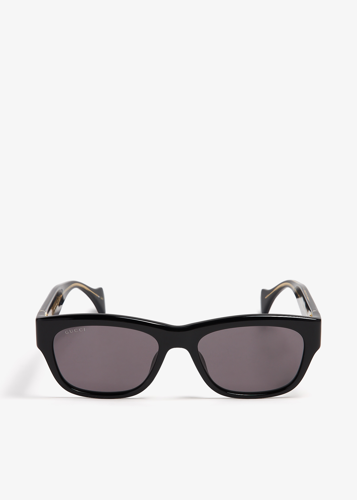 

Rectangular frame sunglasses, Black