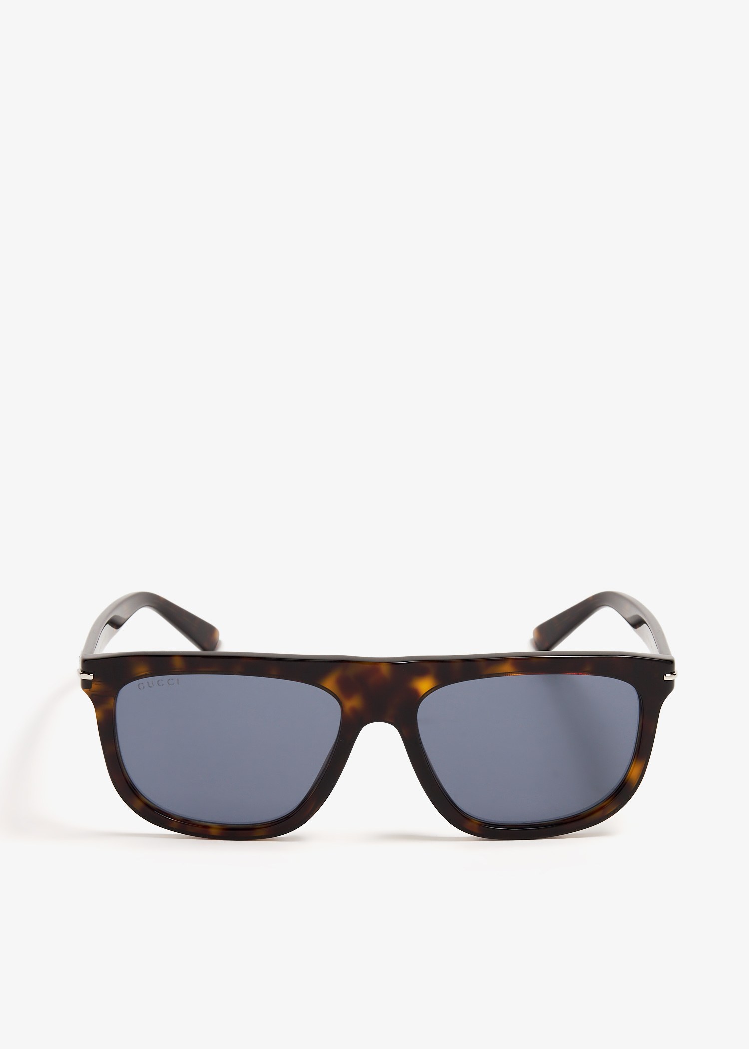 

Oval frame sunglasses, Brown