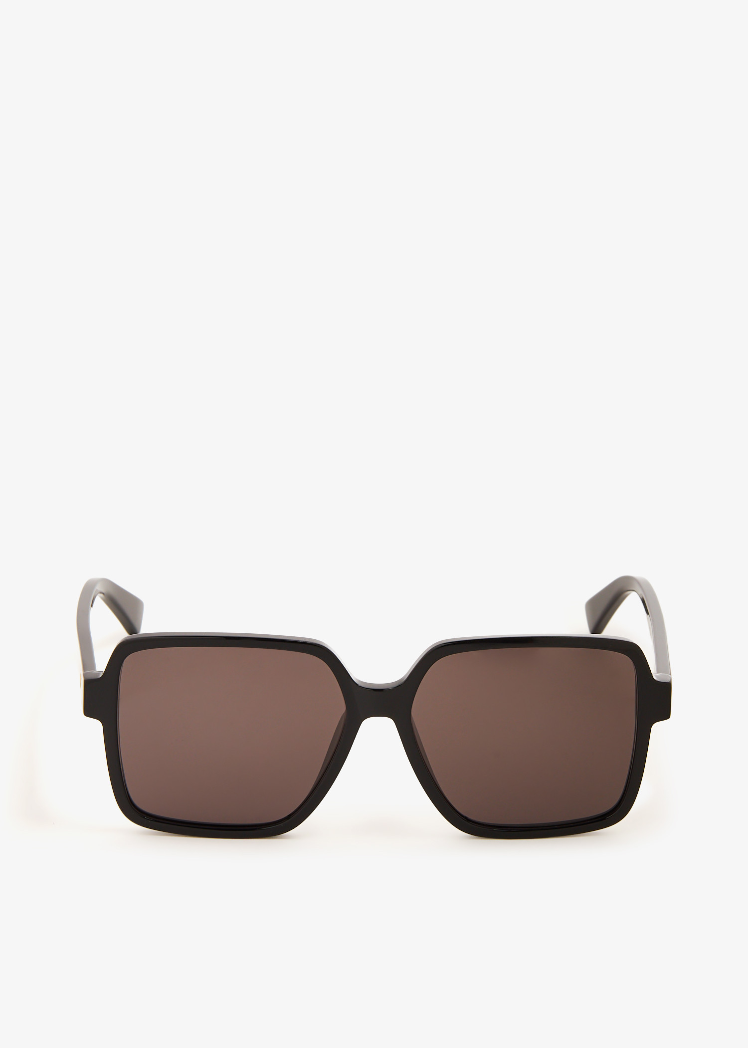 

Recycled acetate square sunglasses, Black