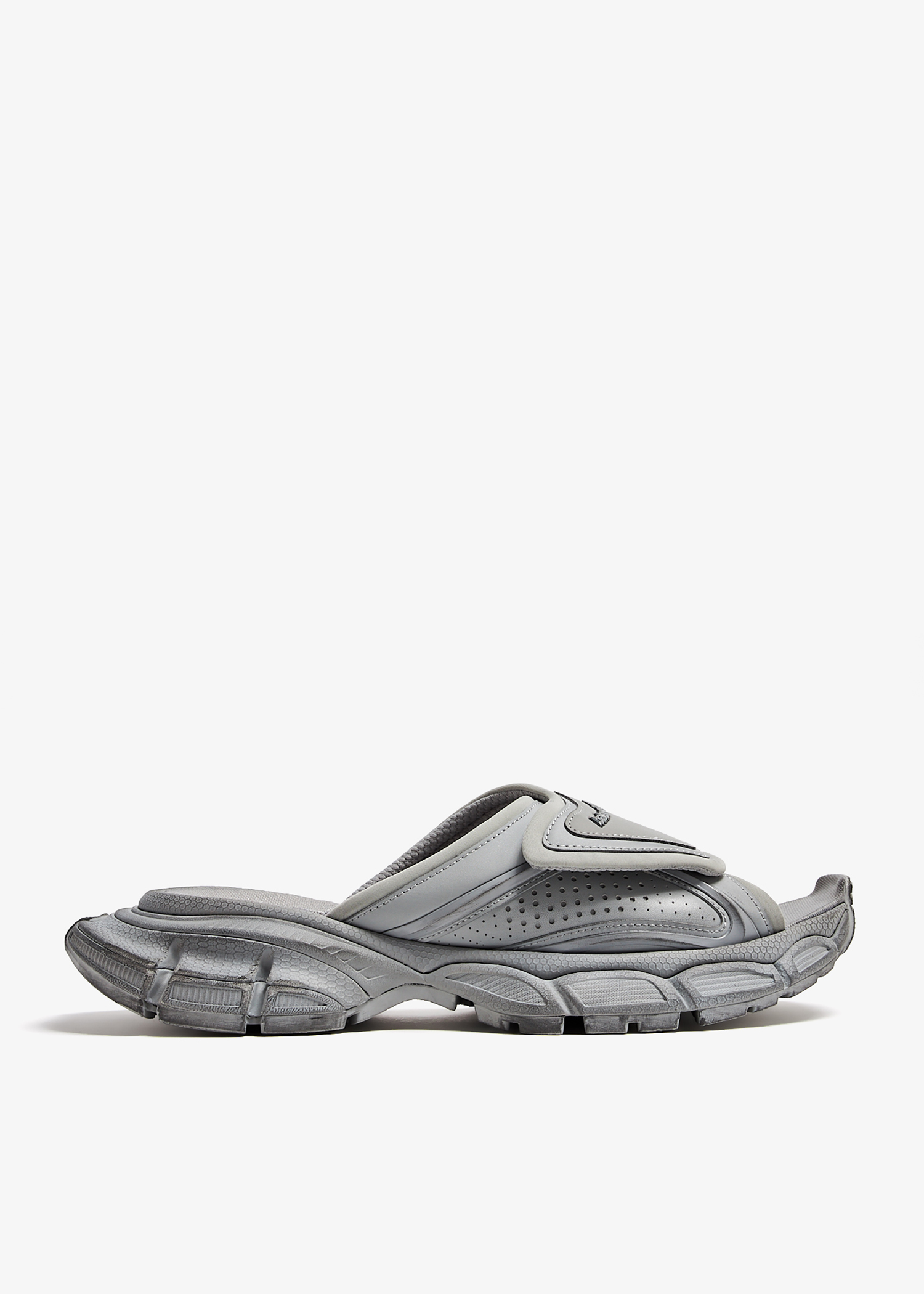 

3XL slide sandals, Grey