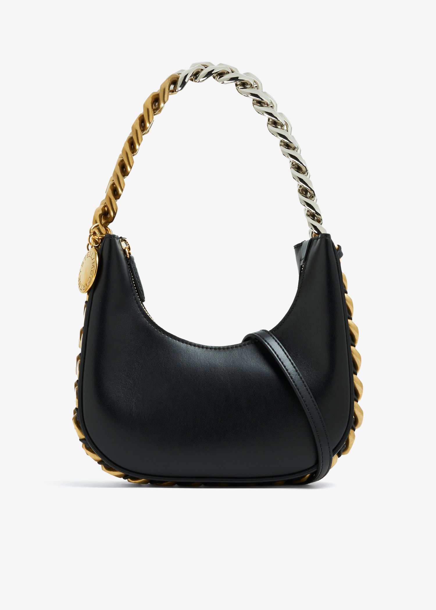 

Frayme mini zipped shoulder bag, Black