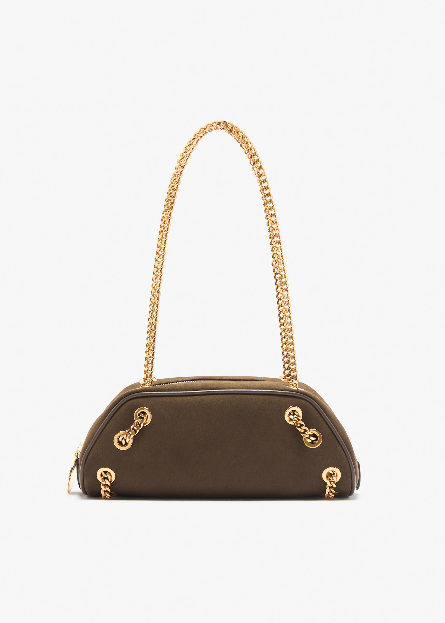 

Falabella small bowling shoulder bag, Brown