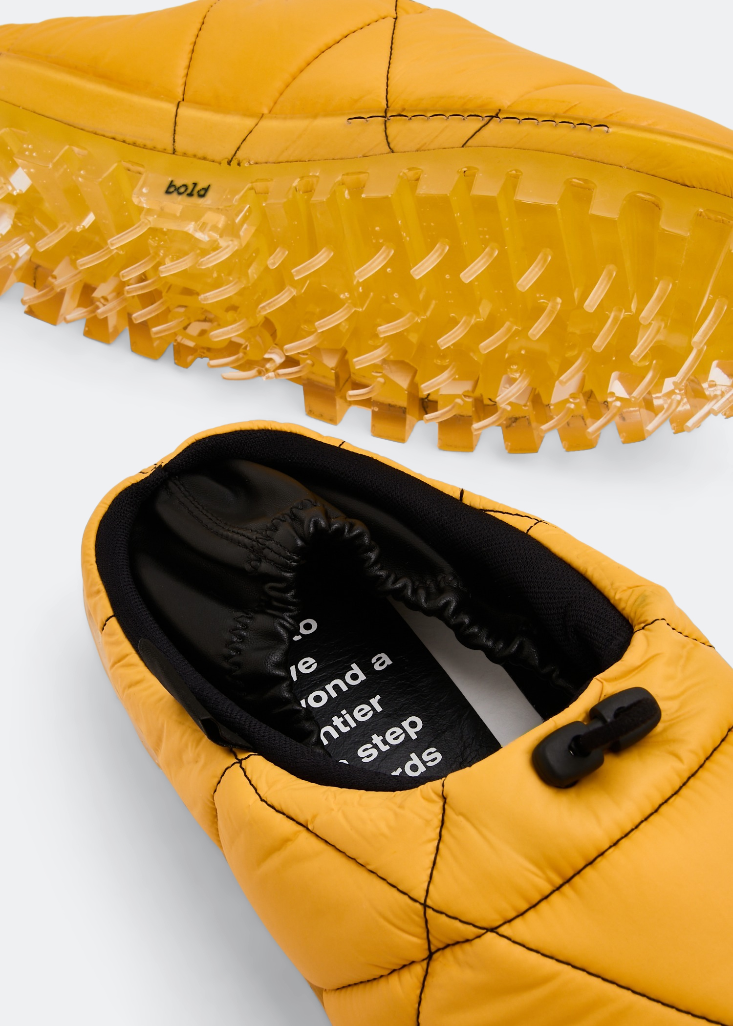 

Bold slippers, Yellow