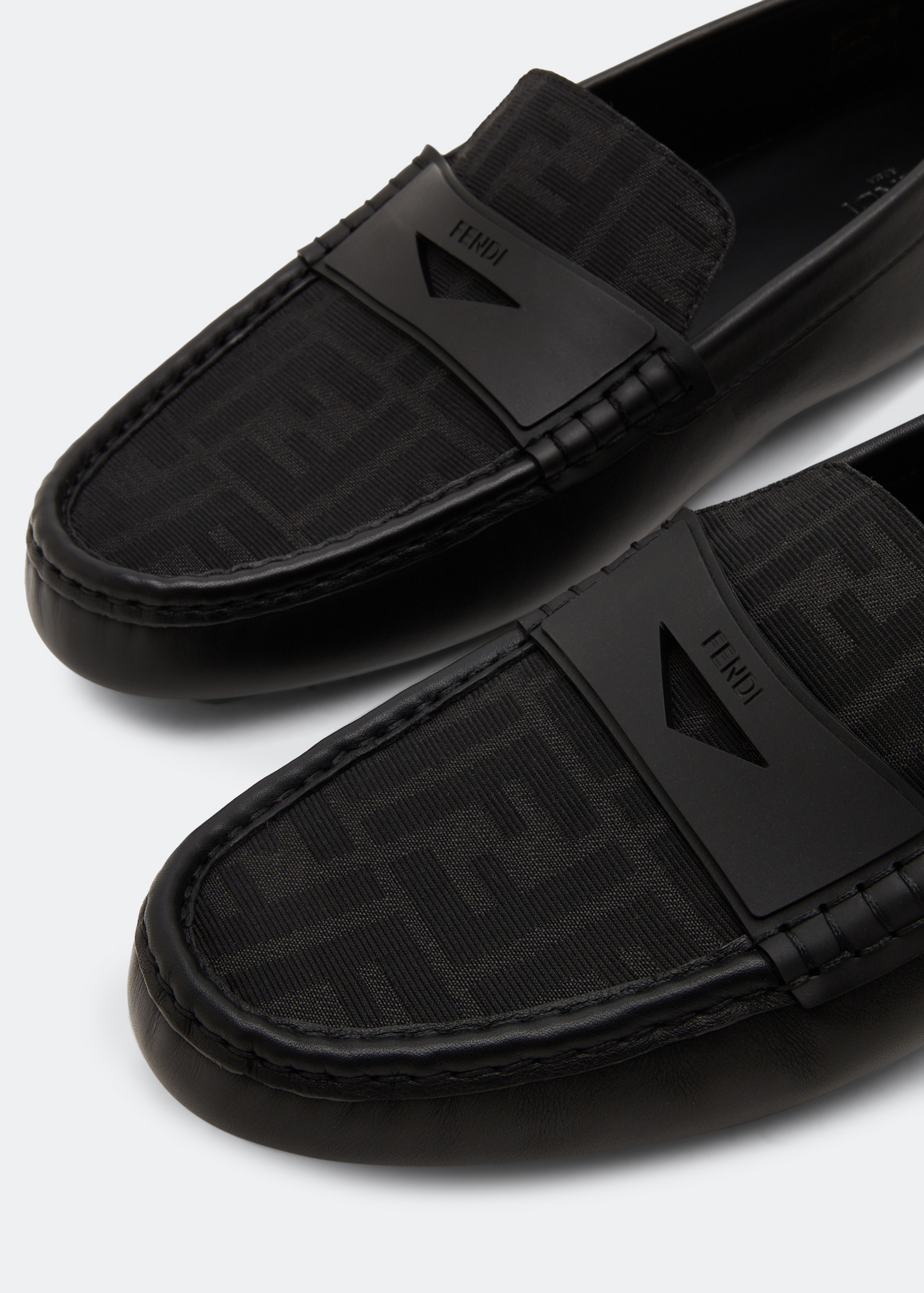 

FF driver loafers, Black