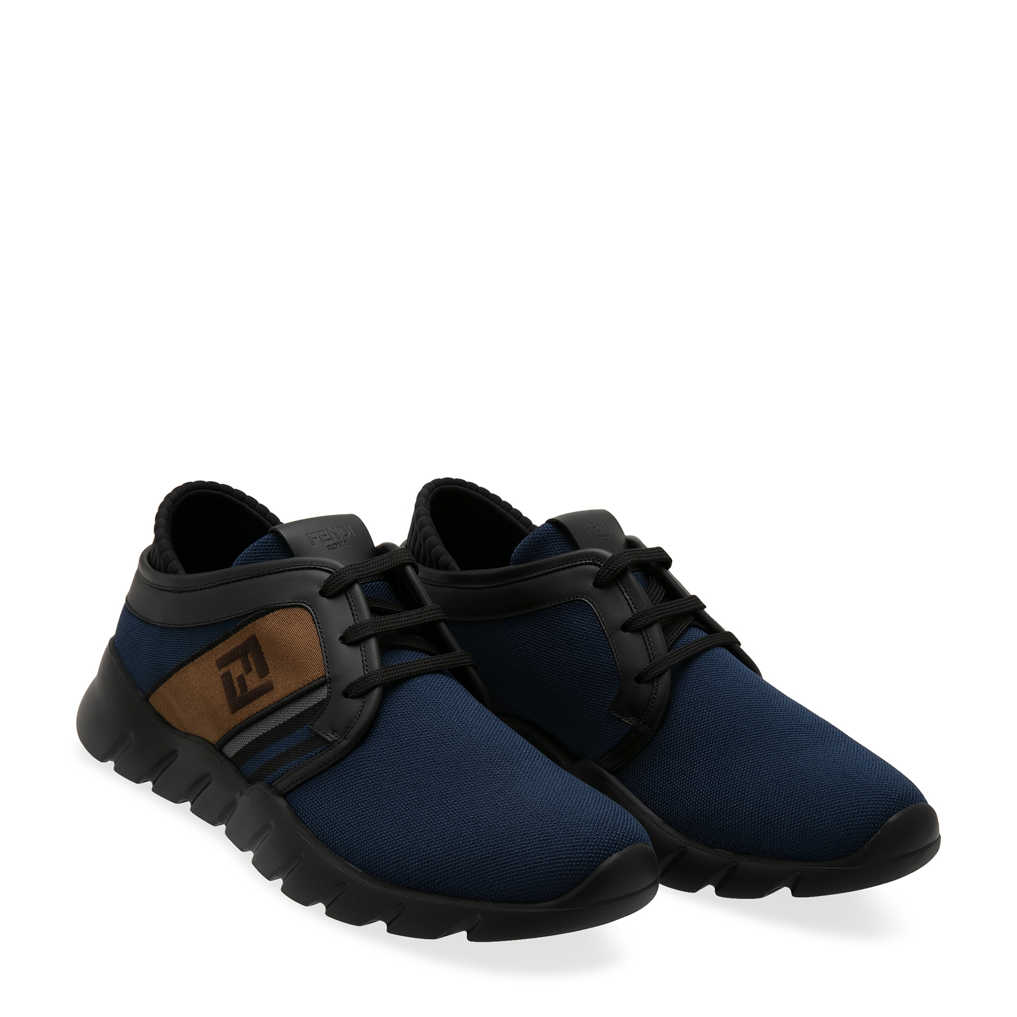 

Tech fabric sneakers, Blue