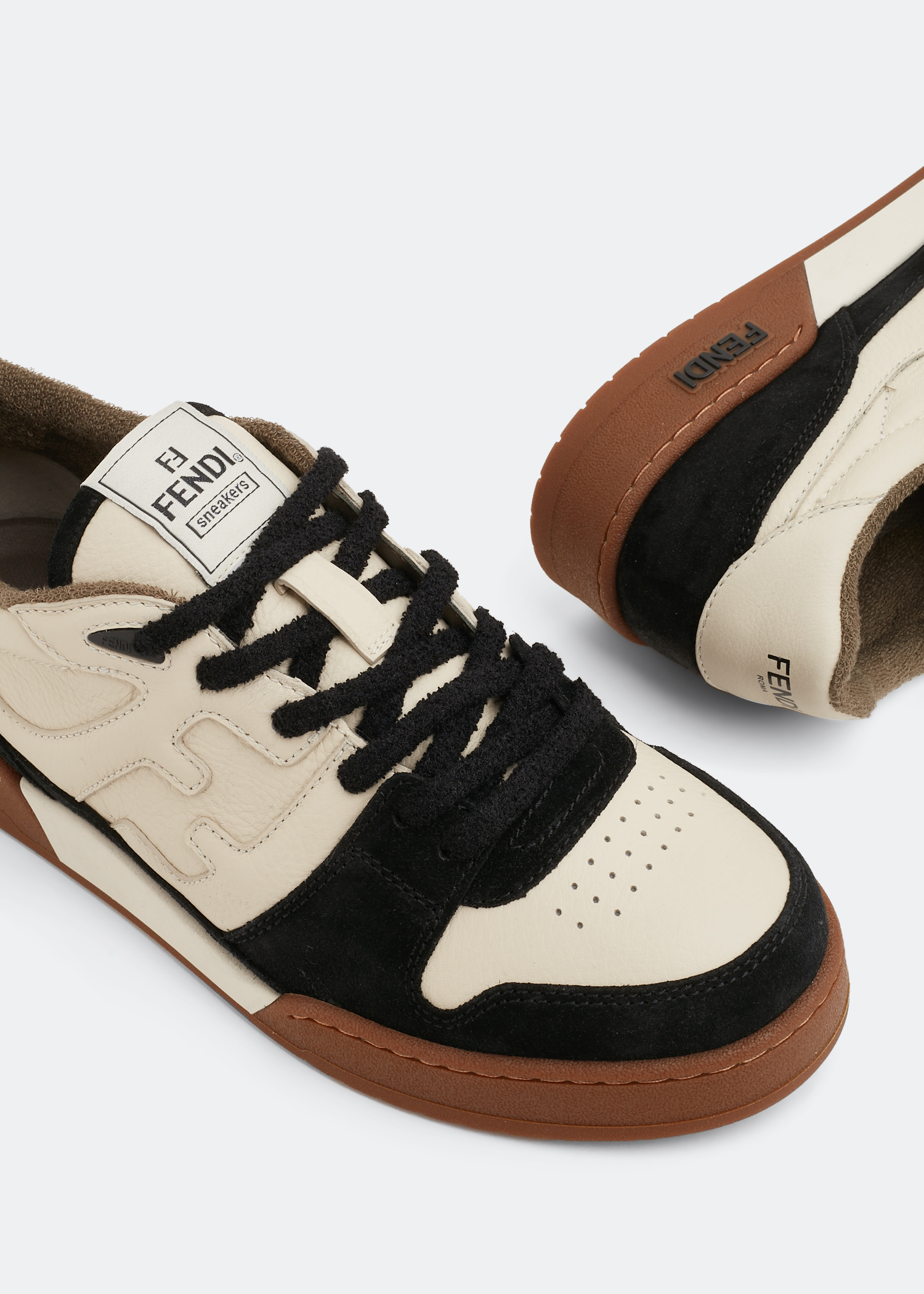 

Fendi Match sneakers, White