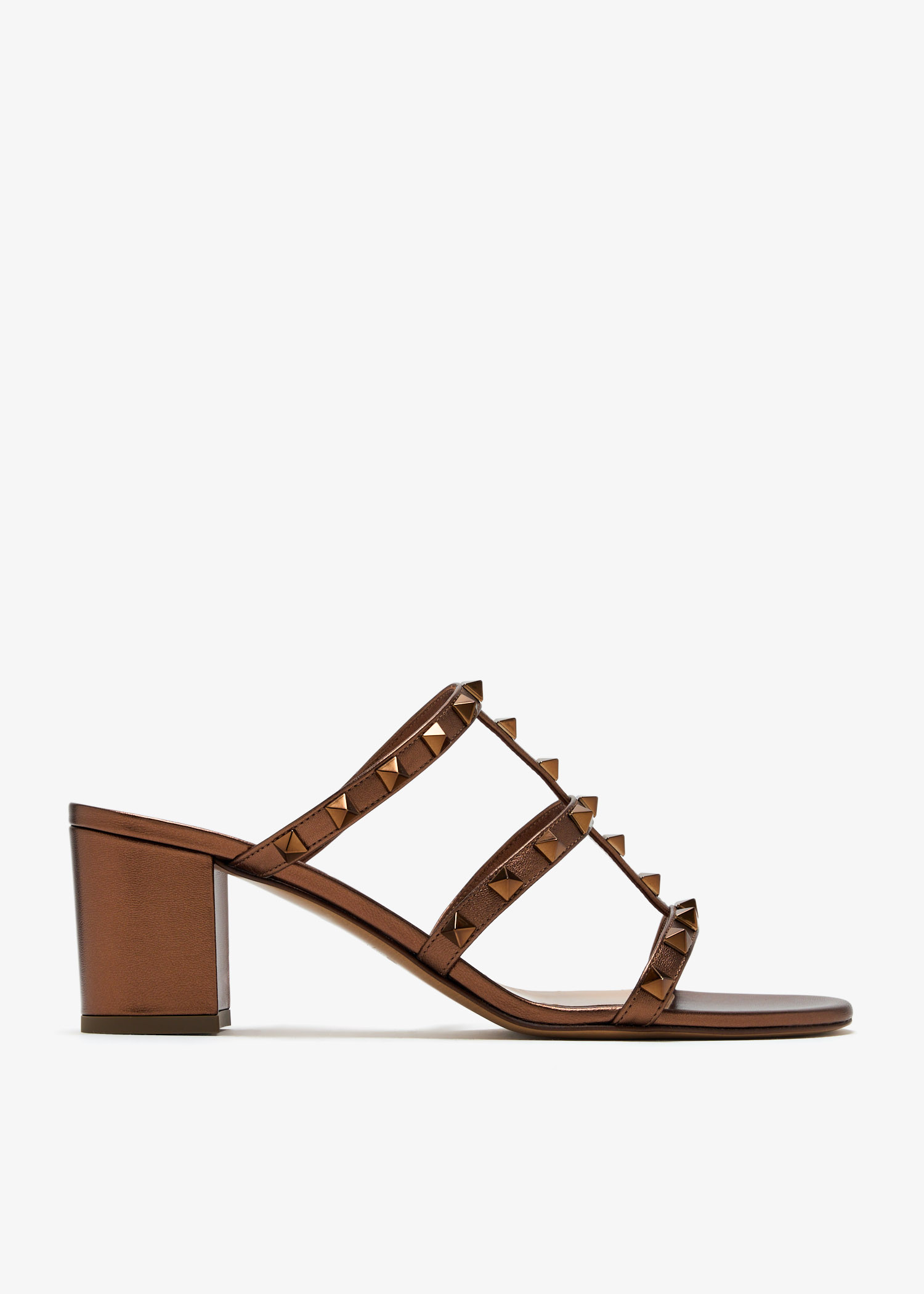 

Rockstud sandals, Brown