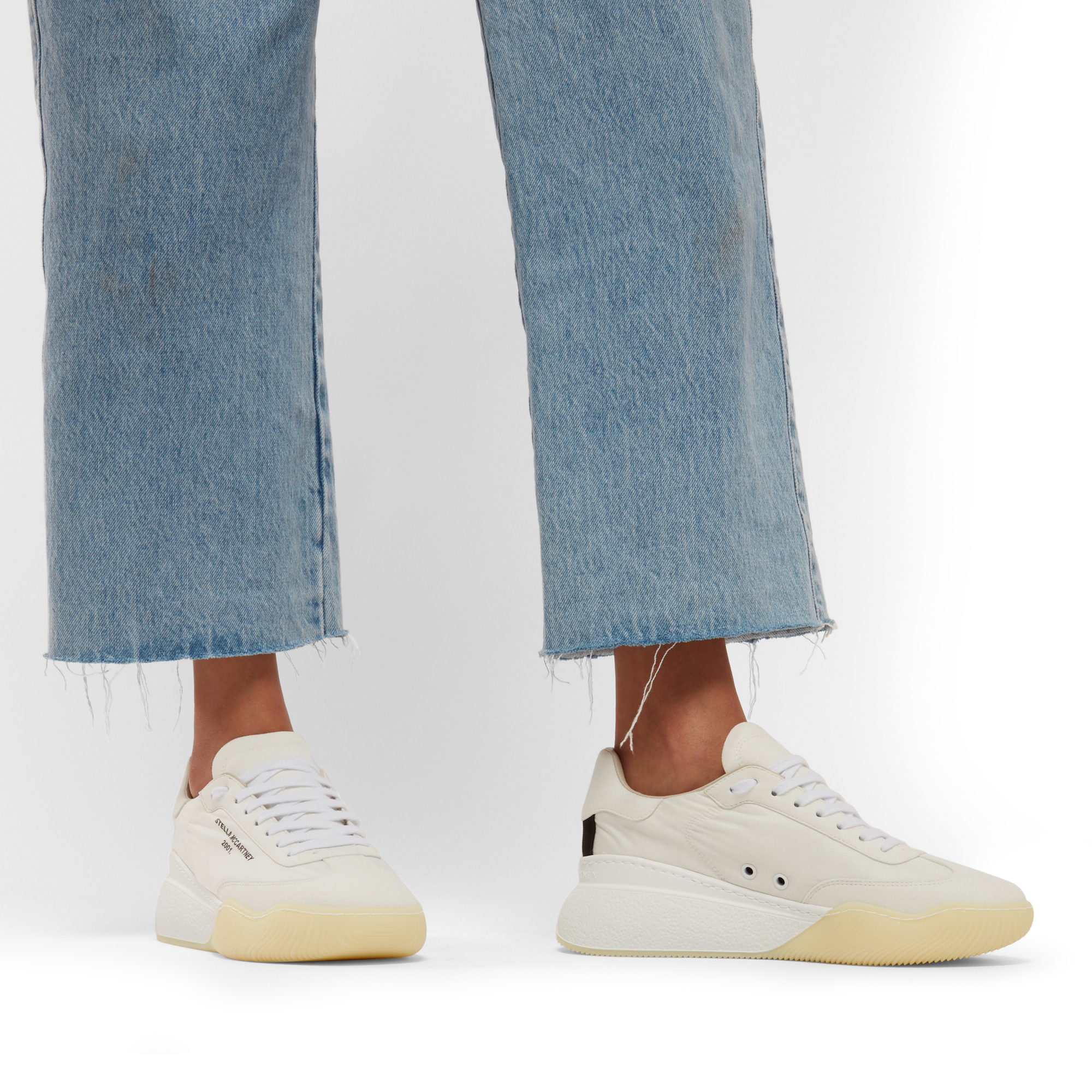 

Loop lace-up sneakers, White
