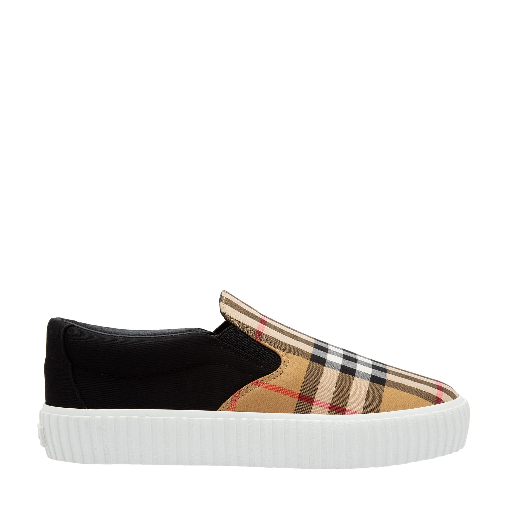 

Check slip-on sneakers, Prints