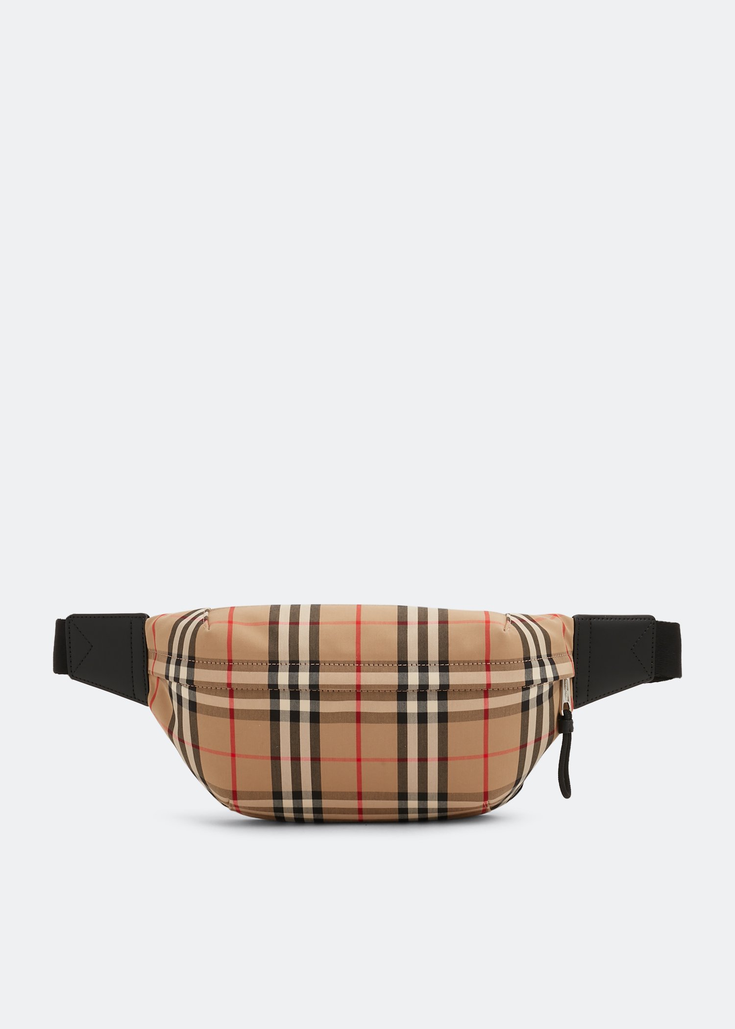 

Vintage check bum bag, Beige