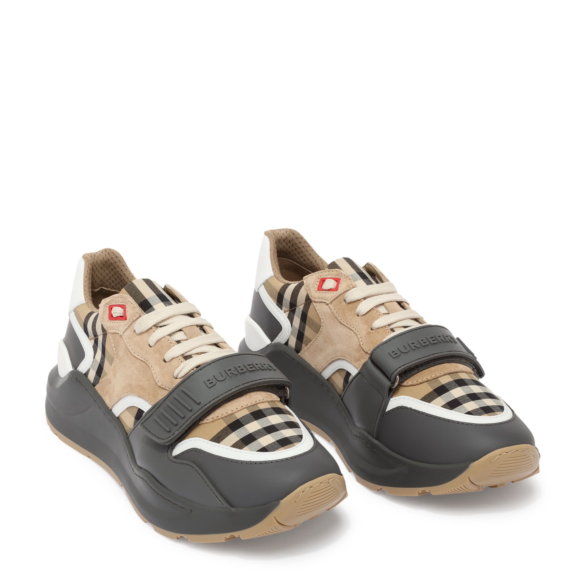 

Vintage Check sneakers, Beige