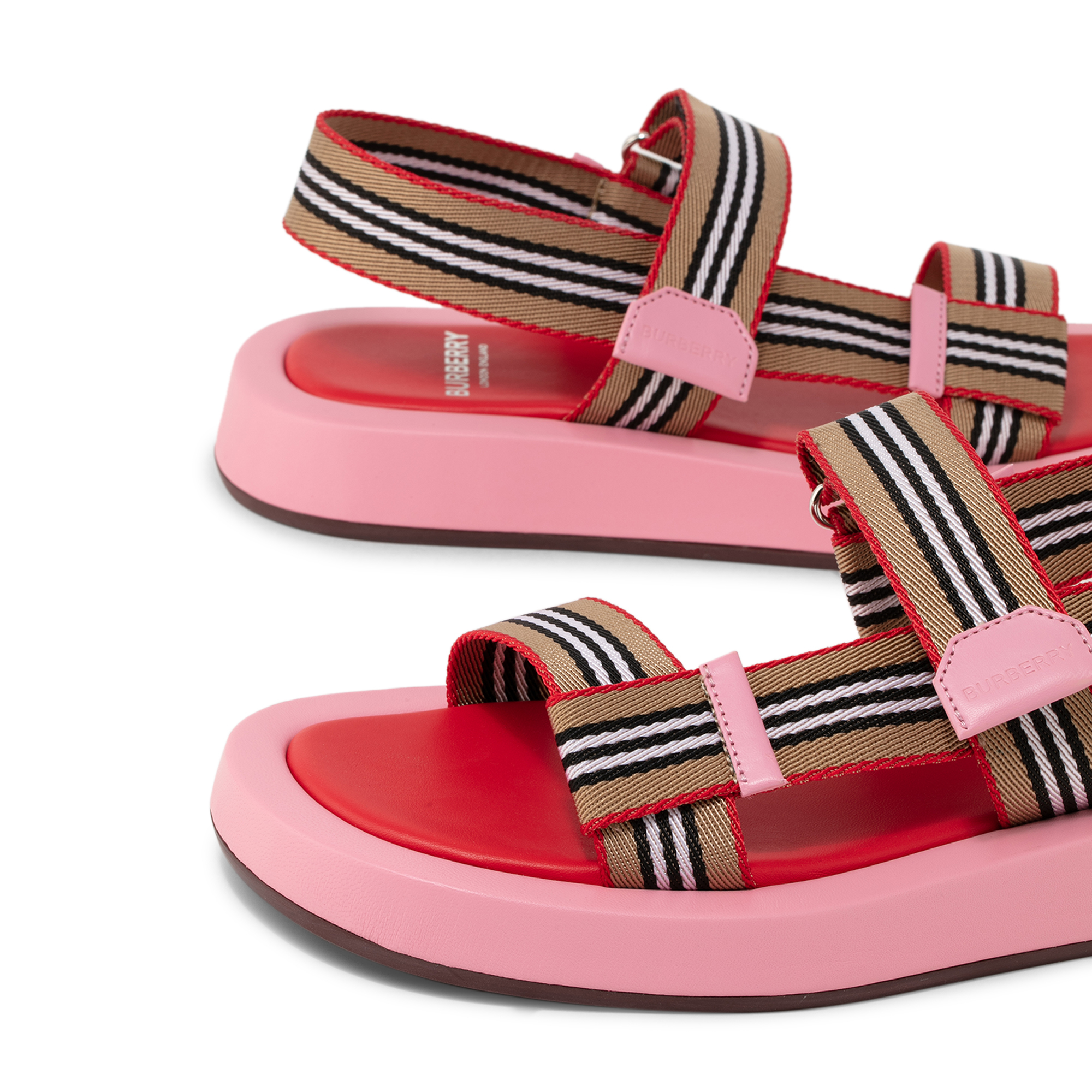 

Eve web sandals, Beige
