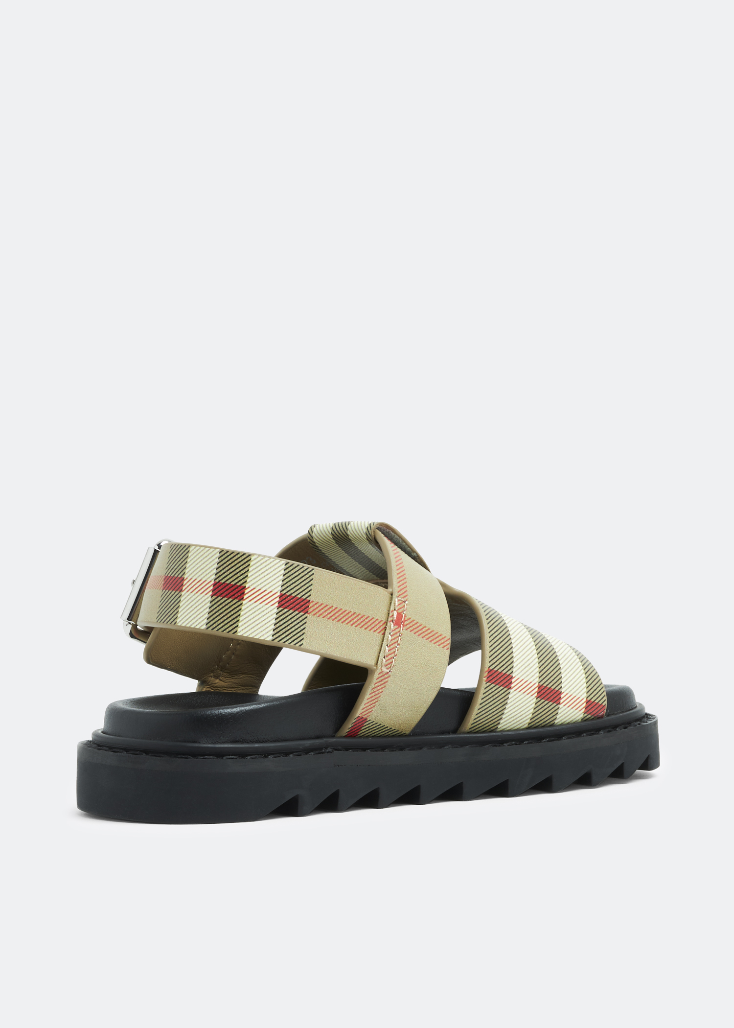 

Vintage Check buckled sandals, Prints
