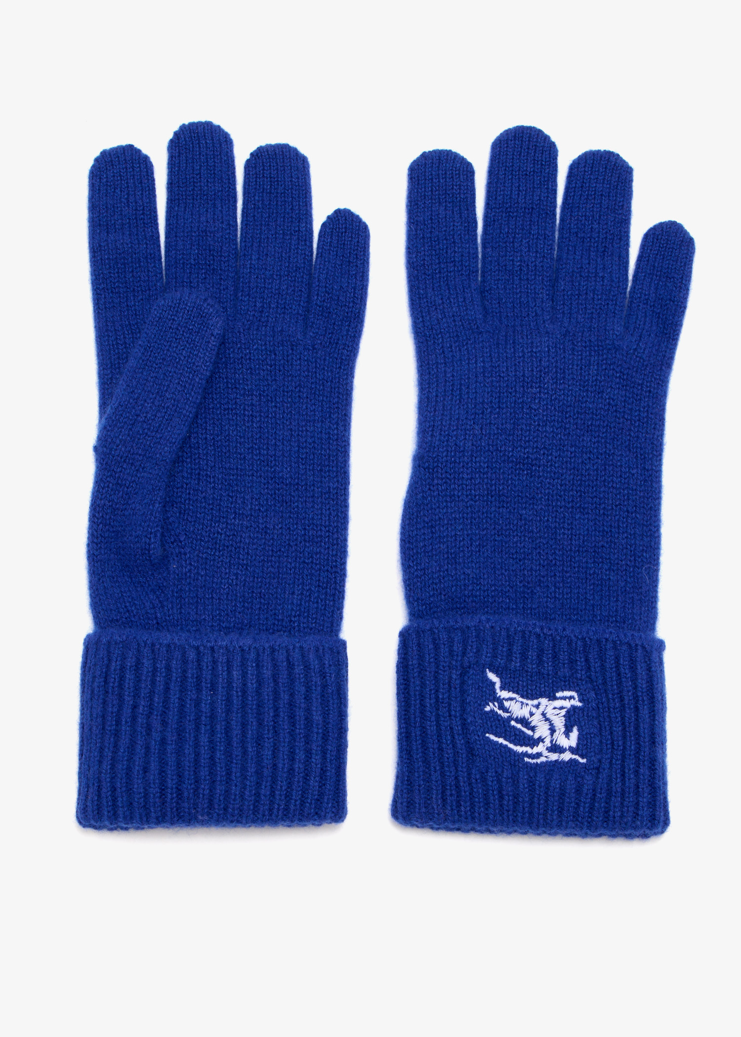 

Cashmere blend gloves, Blue