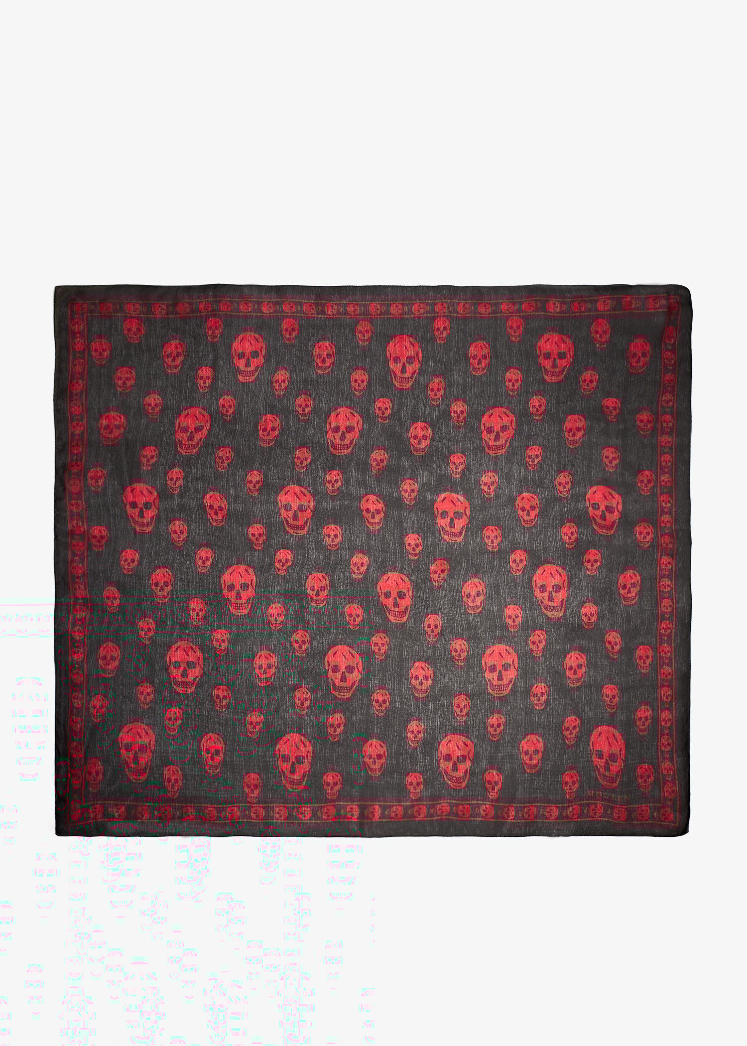 McQueen Classic Skull foulard for Men - Black in UAE | Level