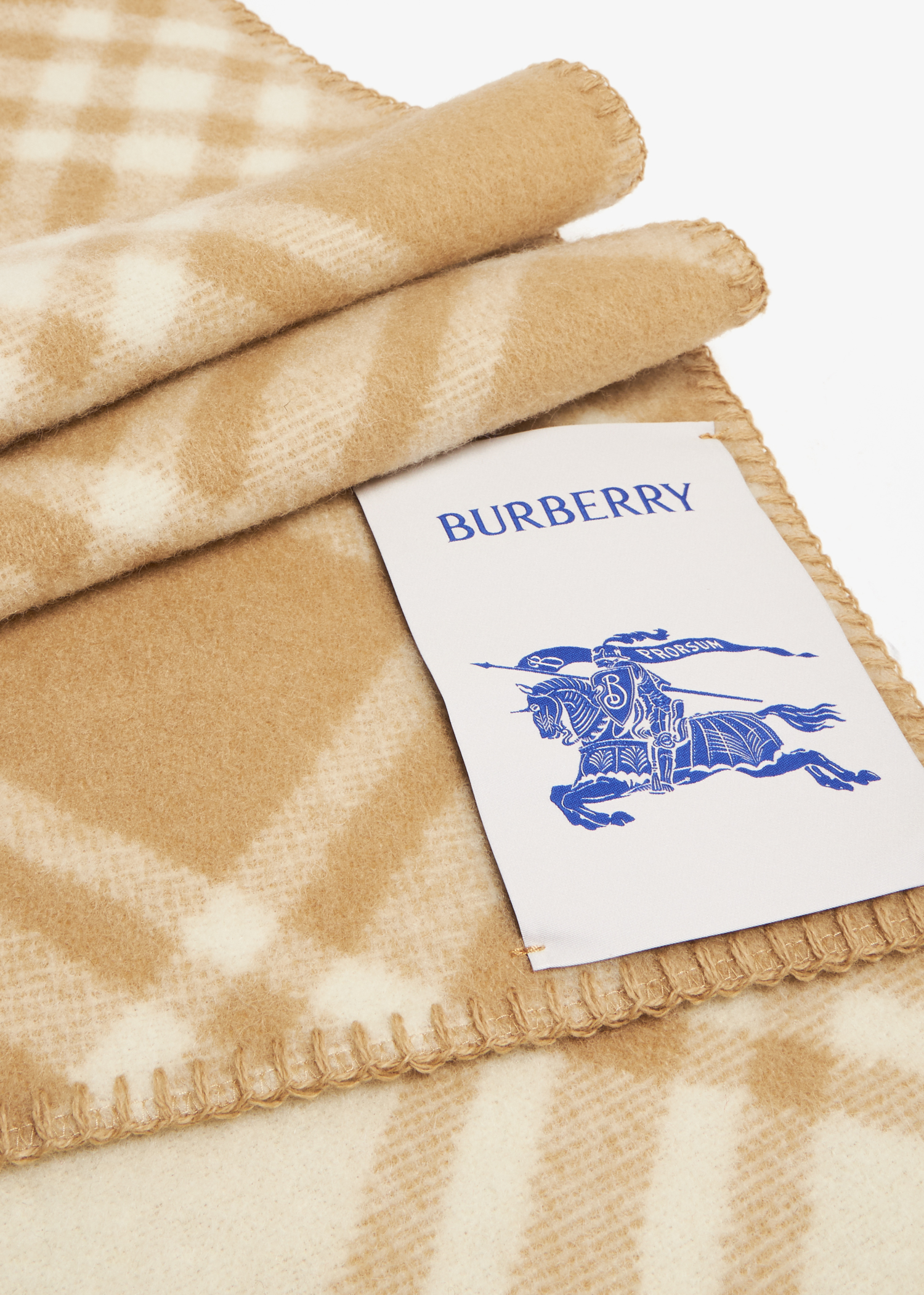 Burberry 100 cashmere scarf gold top