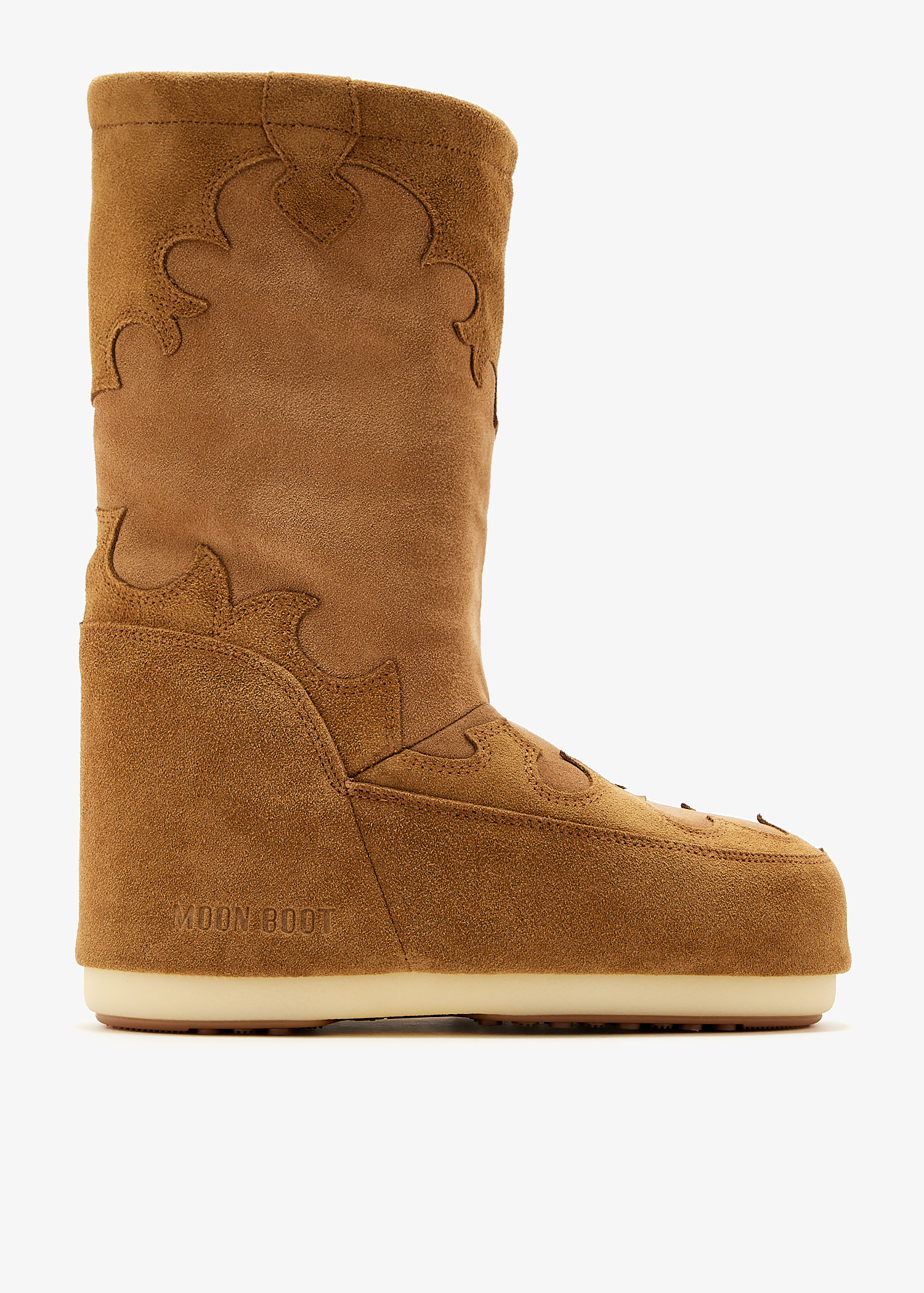 

Icon Embroidered boots, Brown