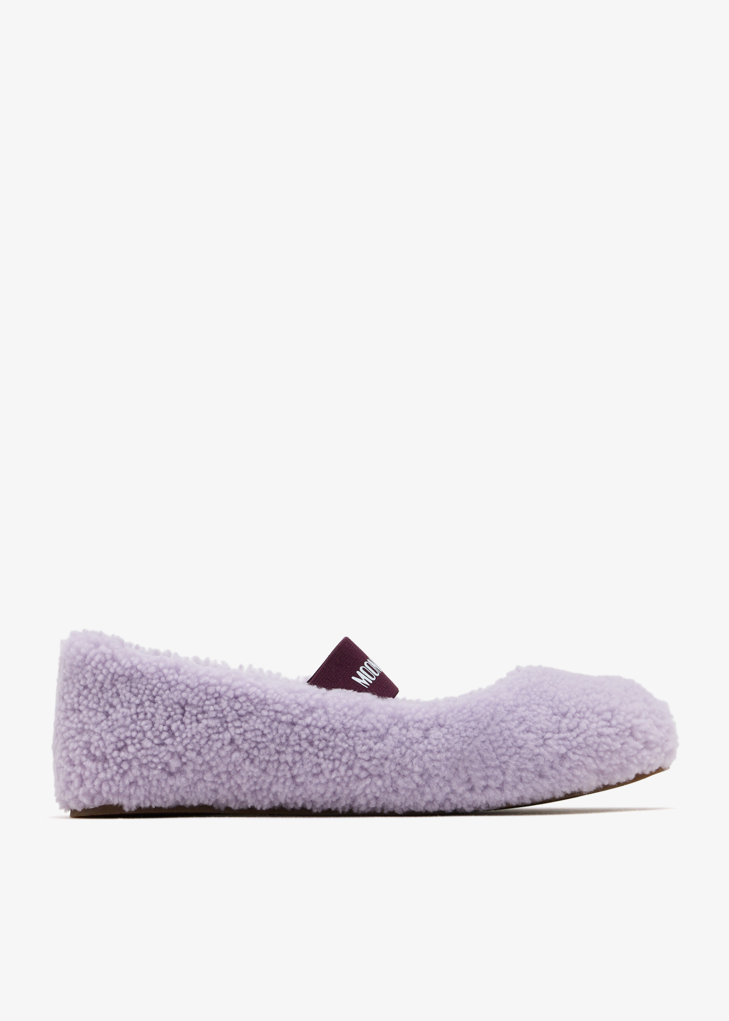 

Shearling ballerinas, Purple