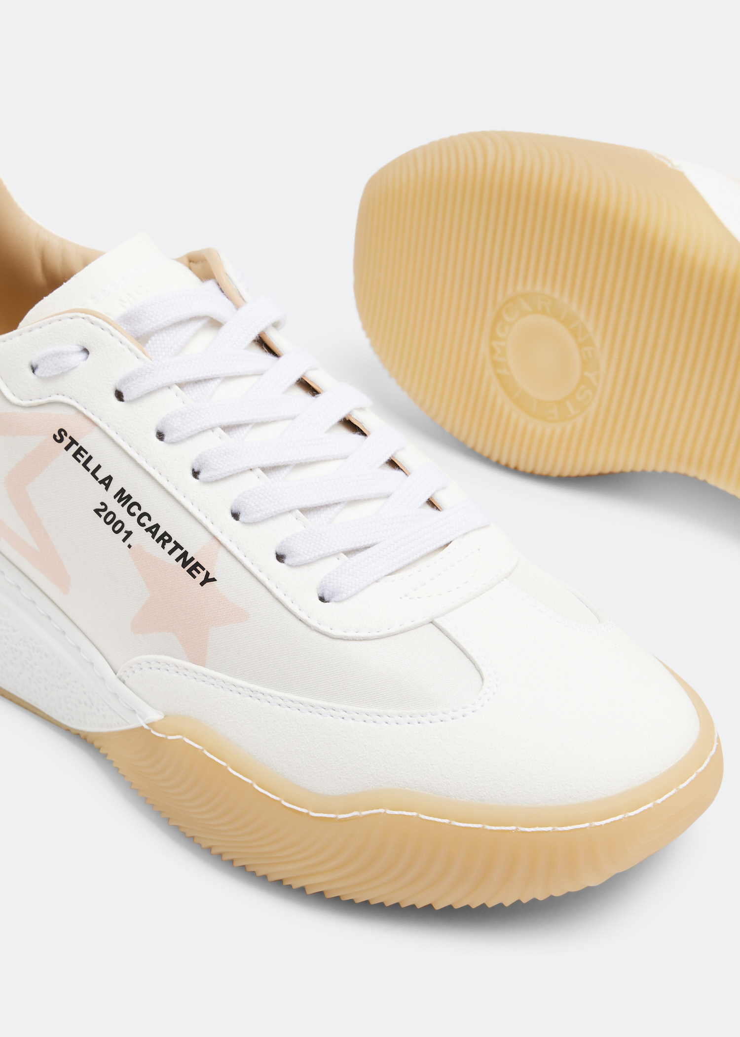 

Loop Star print sneakers, White