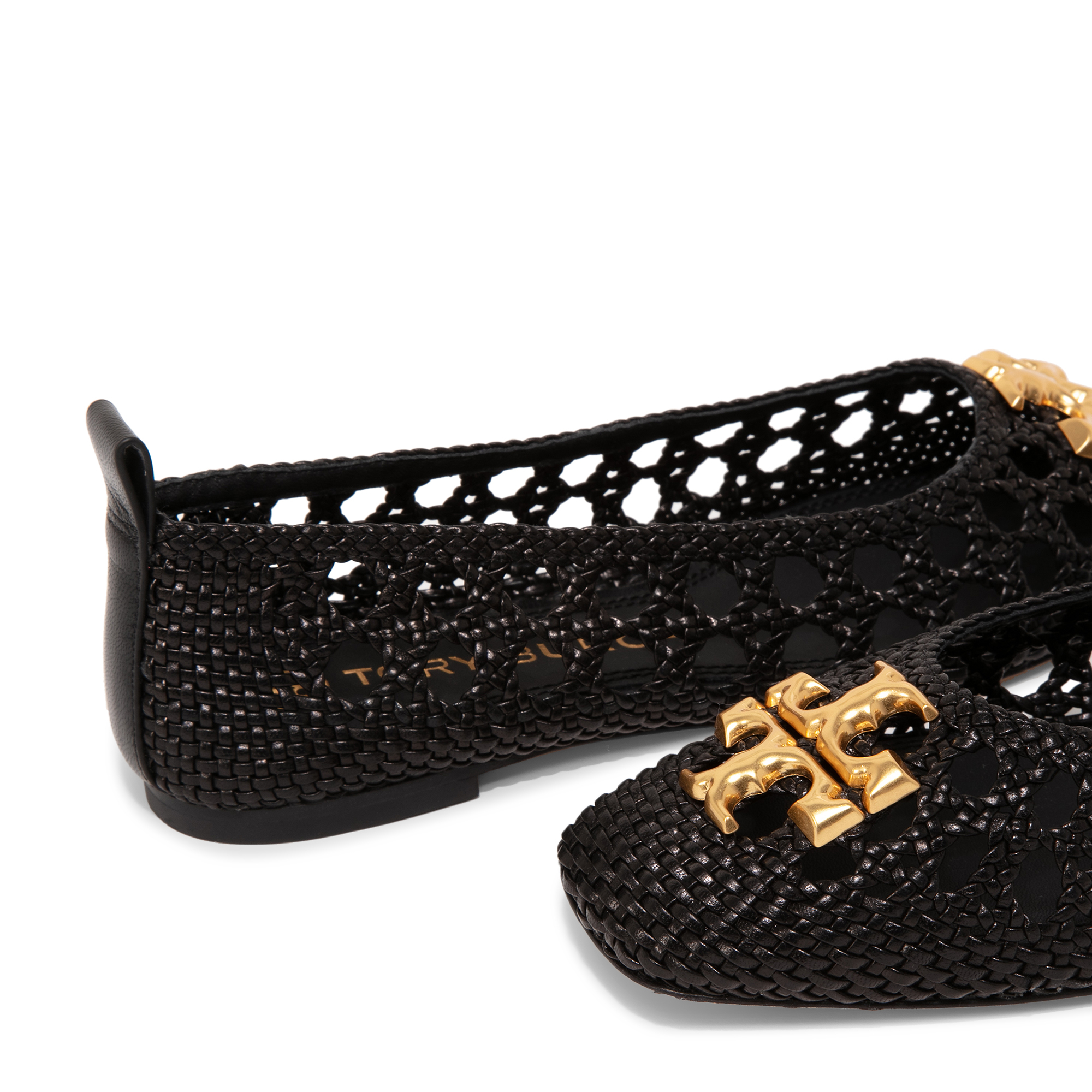 

Eleanor woven ballet flats, Black
