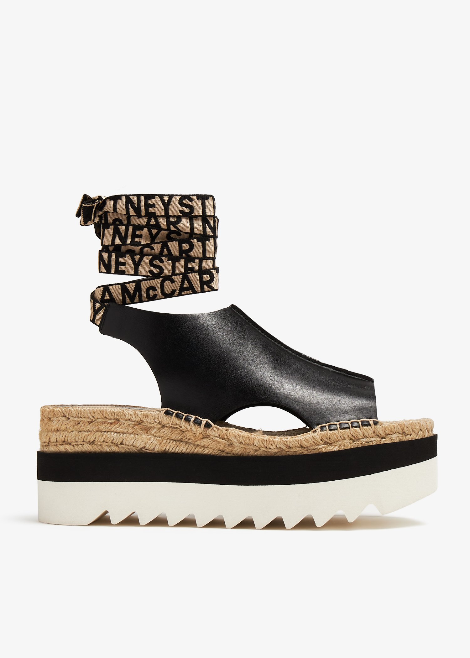 Stella McCartney Gaia platform espadrilles for Women Black in UAE Level Shoes