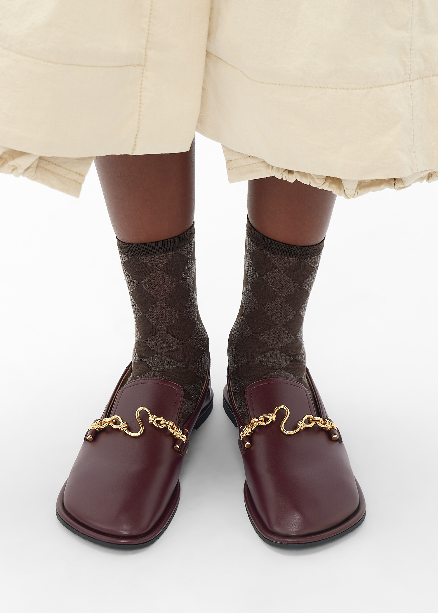 Stella McCartney - Skyla embellished faux leather loafers