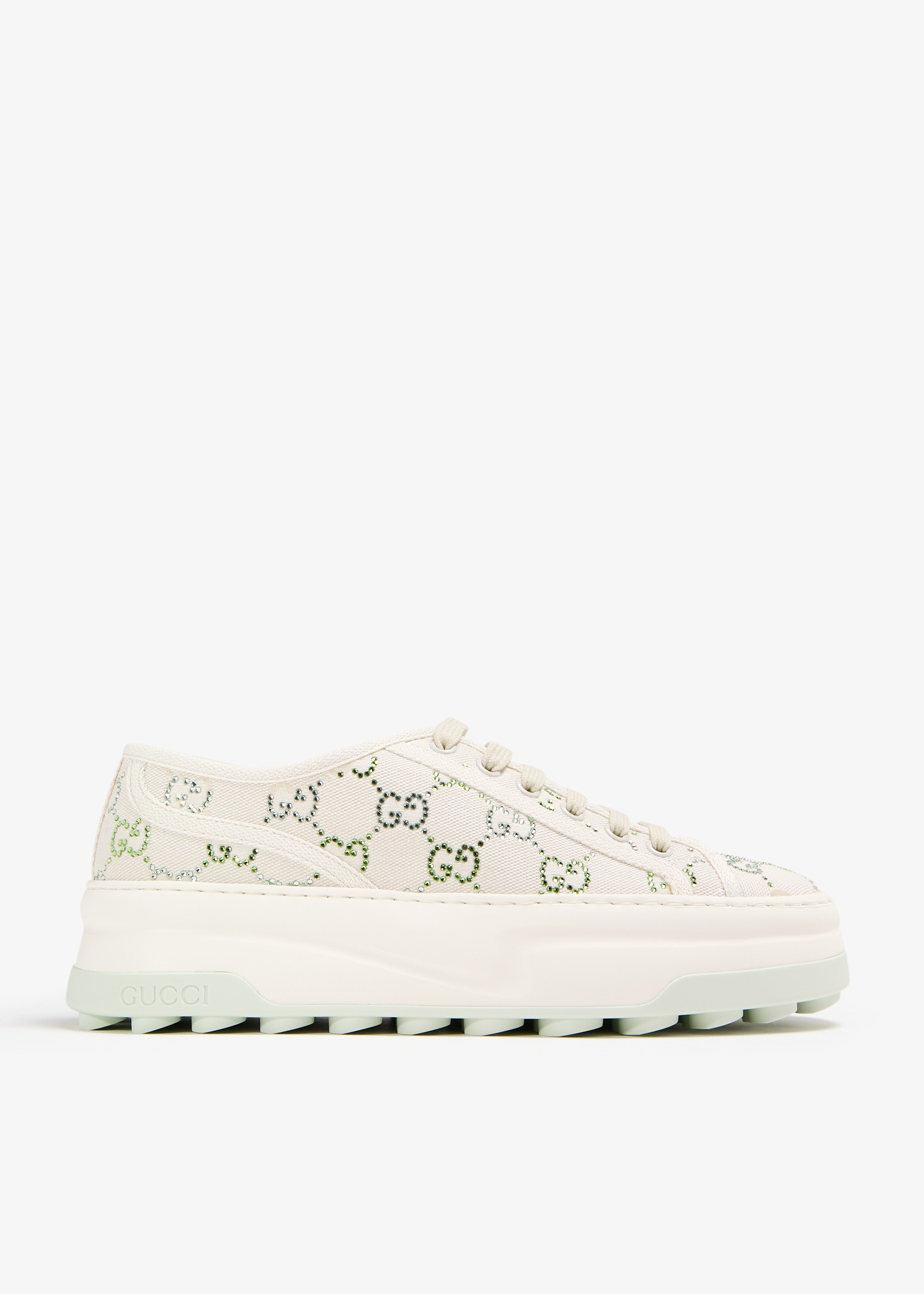 White gucci tennis shoes hotsell