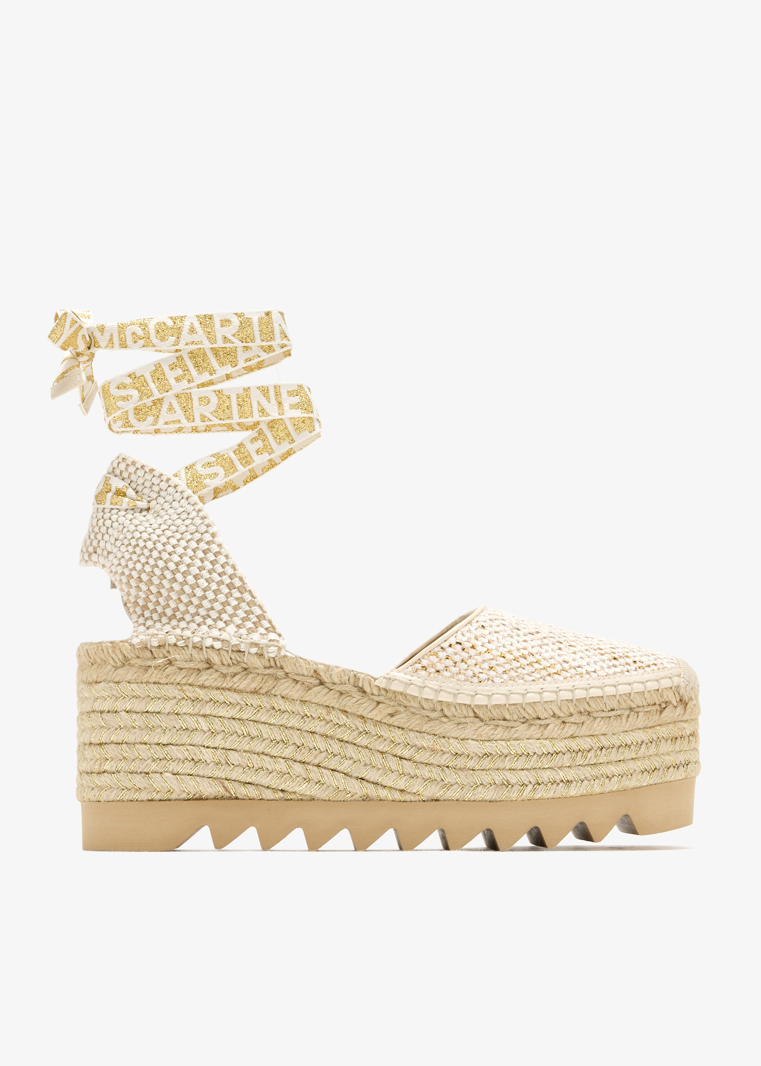 

Gaia flatform espadrilles, Beige