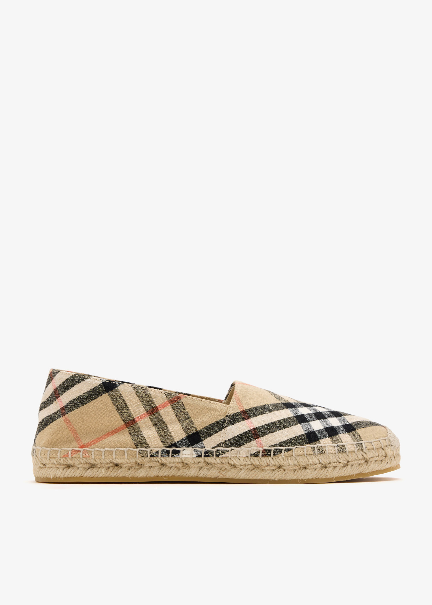 

Check Mews espadrilles, Beige